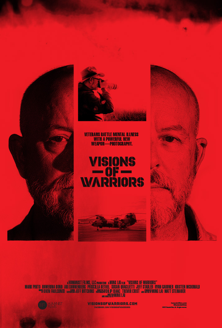  “Visions of Warriors,” our feature documentary about four veterans who participate in the groundbreaking Veteran Photo Recovery Project at the VA Menlo Park and use innovative photography therapy to treat their mental illness, received a generous gr
