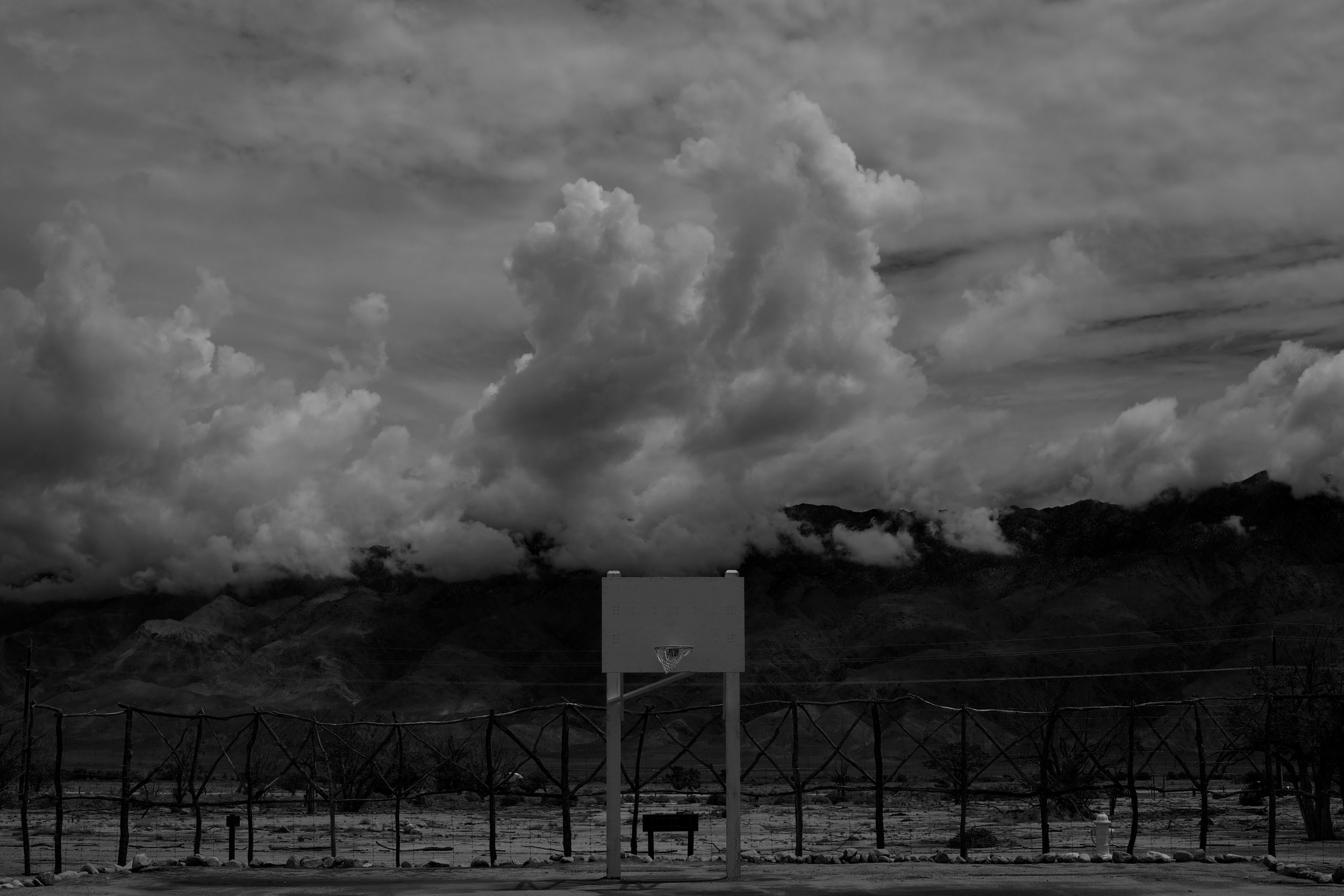 Manzanar War Relocation Center/Basketball Court, Independence, CA