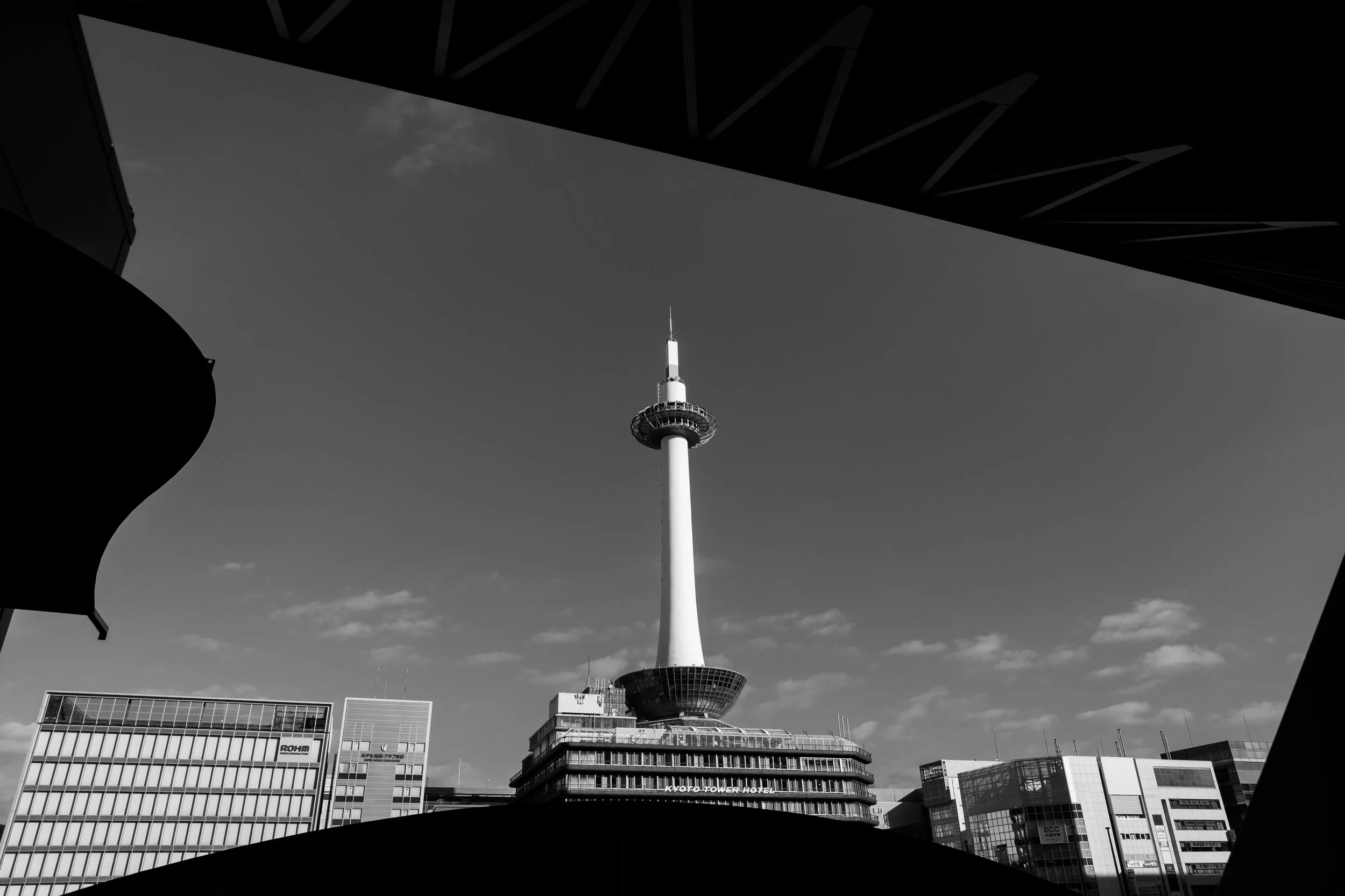  Nidec Kyoto Tower from Kyoto Station, Kyoto, Japan 