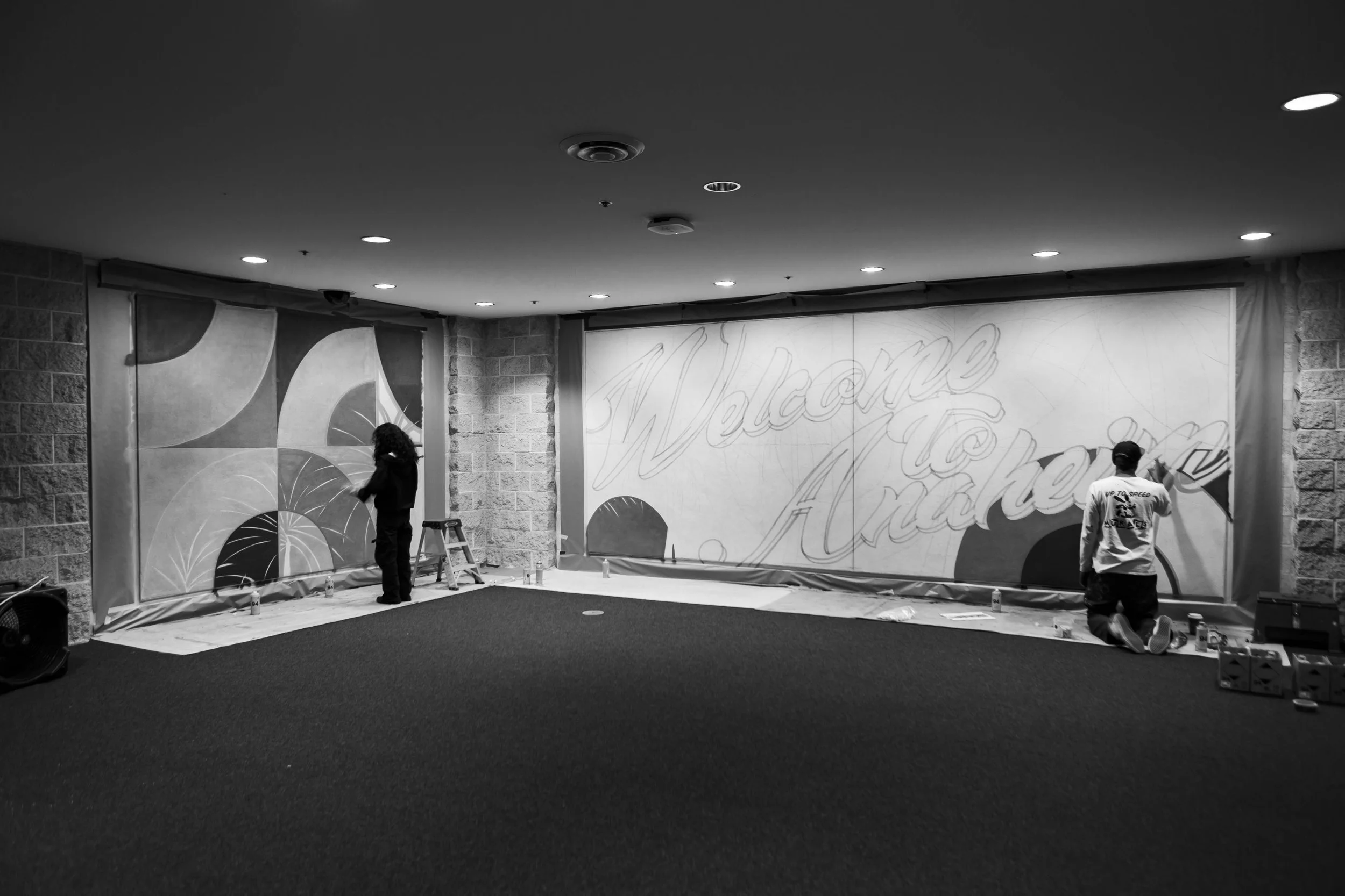  Damin Lujan / @zaoone of Up to Speed Murals, Anaheim Convention Center, Anaheim, CA 