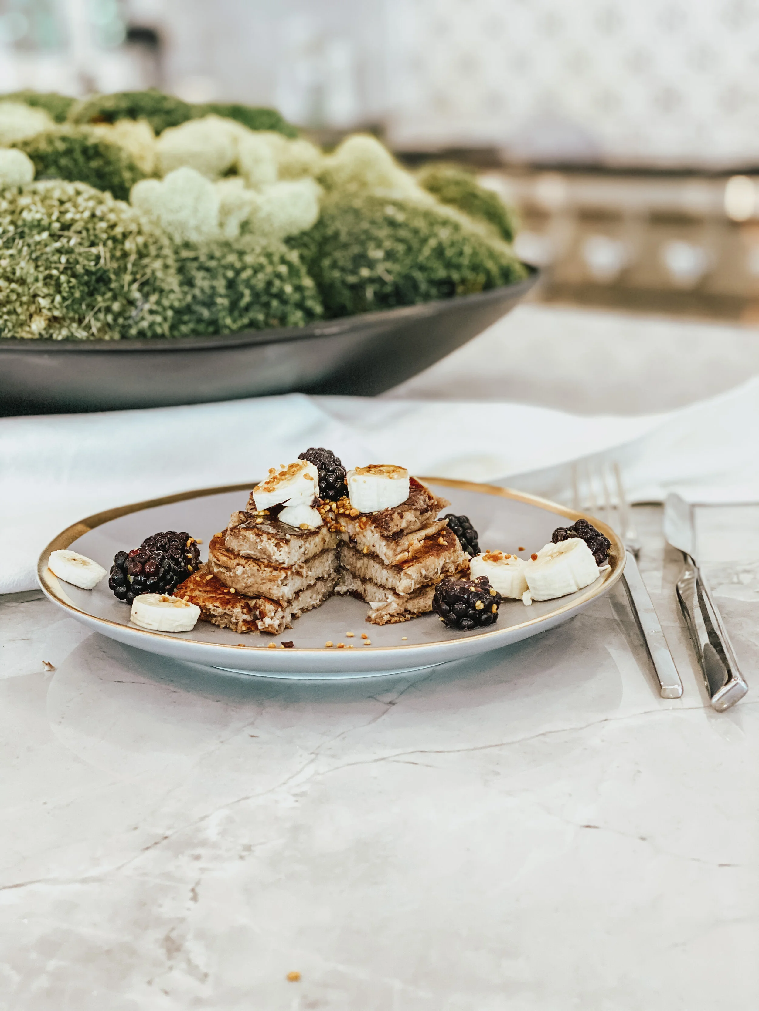 Moist &amp; Fluffy Cashew Pancakes that are GF, DF &amp; Egg Free