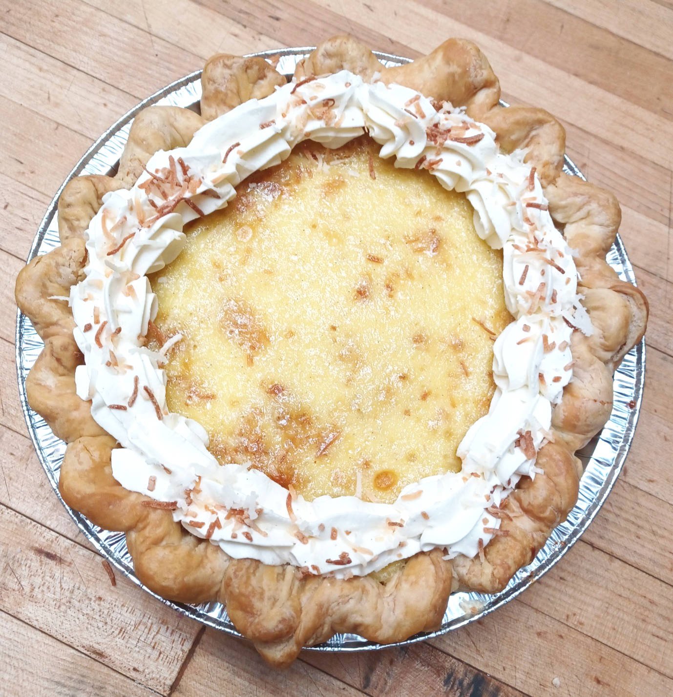 Coconut Custard Pie