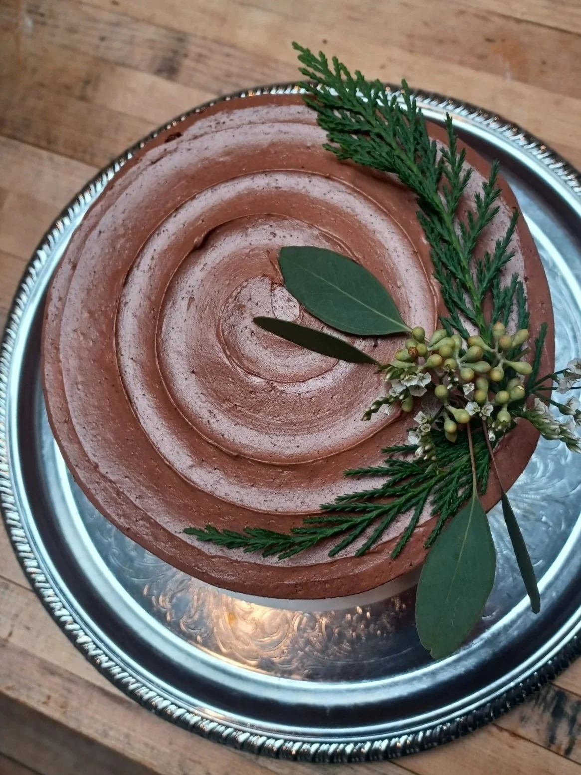 Chocolate Cake with Chocolate Buttercream