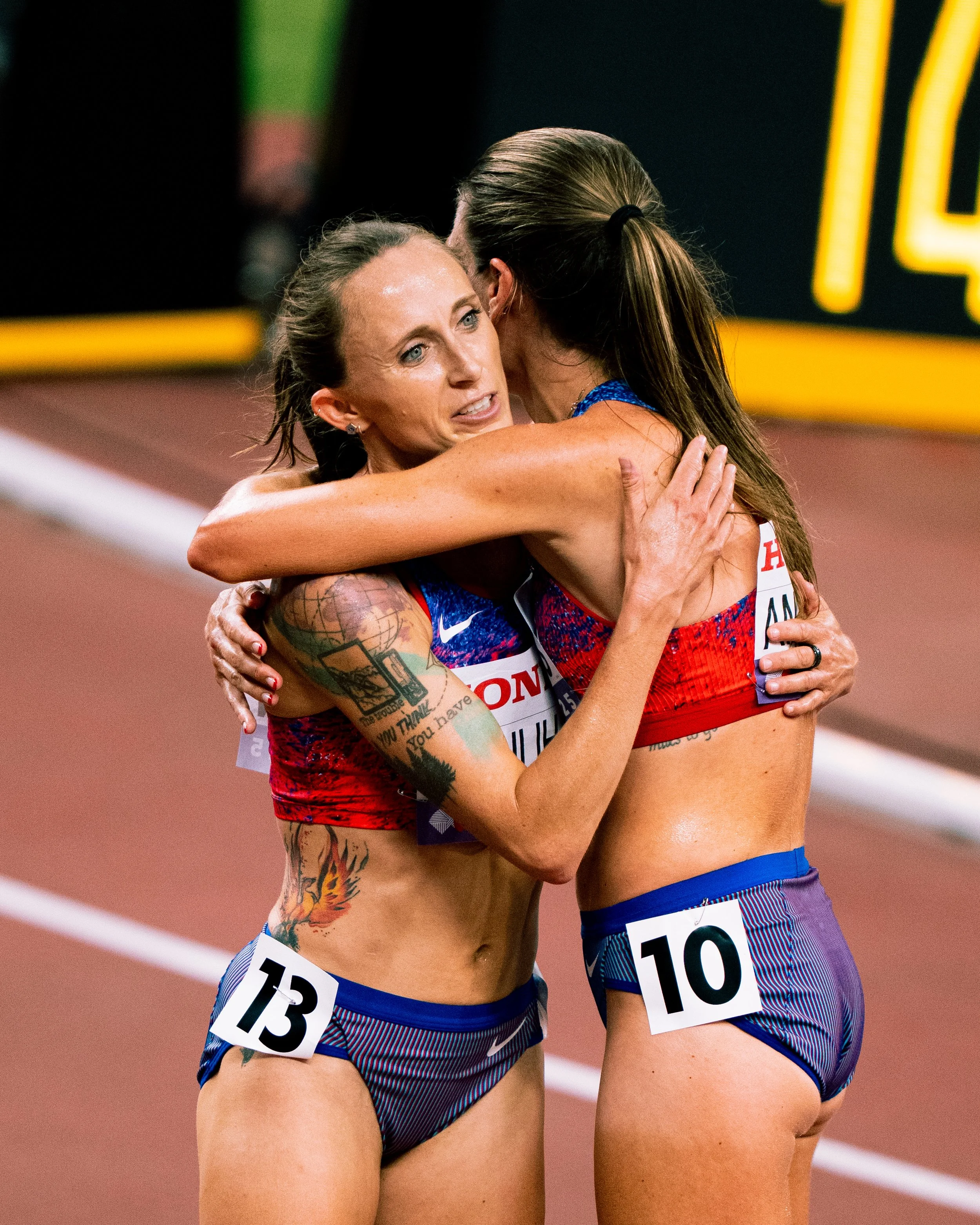 Shelby Houlihan and Josette Andrews. Photo by Tyler DeWaard.