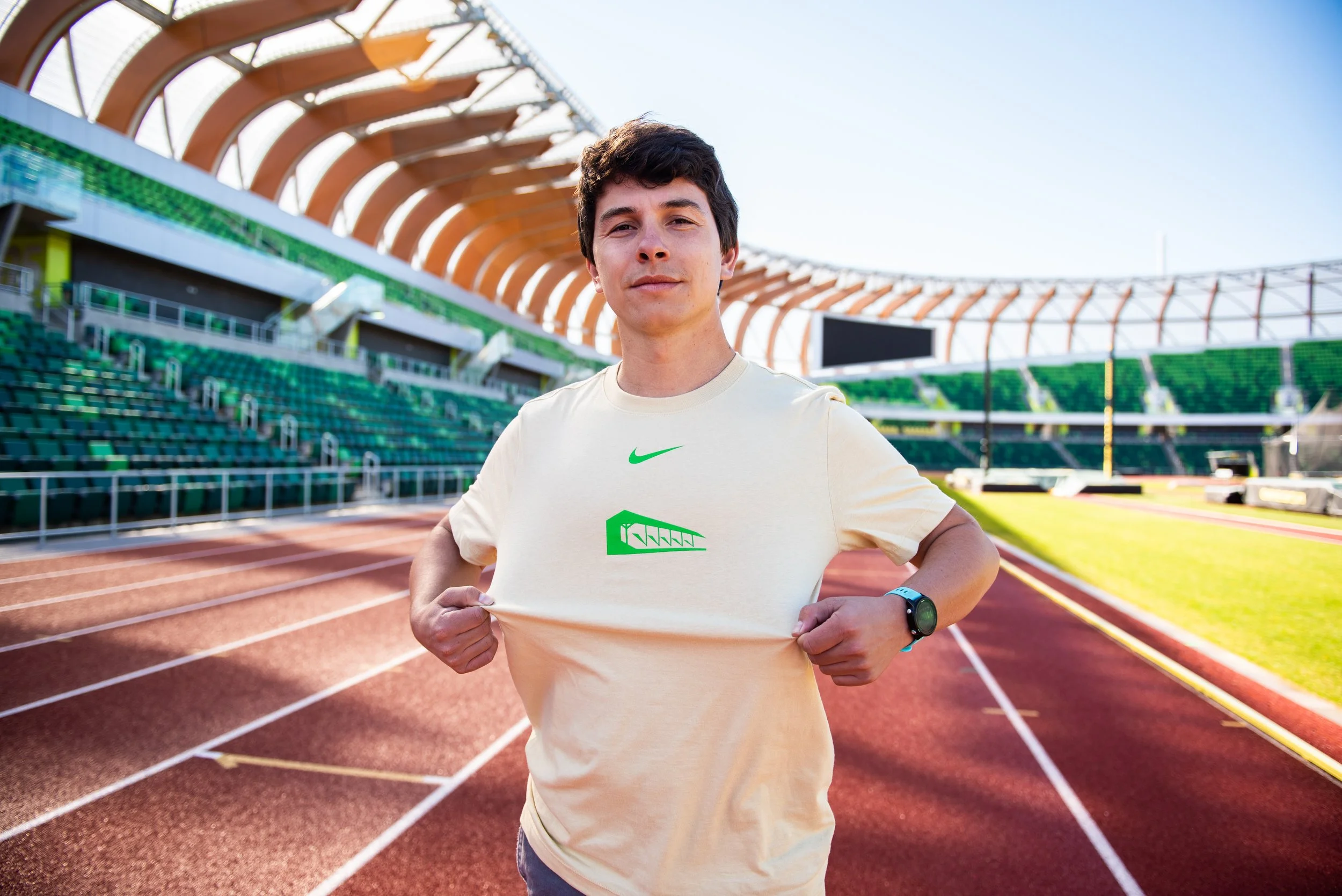 Home of Championship Track and Field Nike Core Cotton SS Tee — TrackTown USA