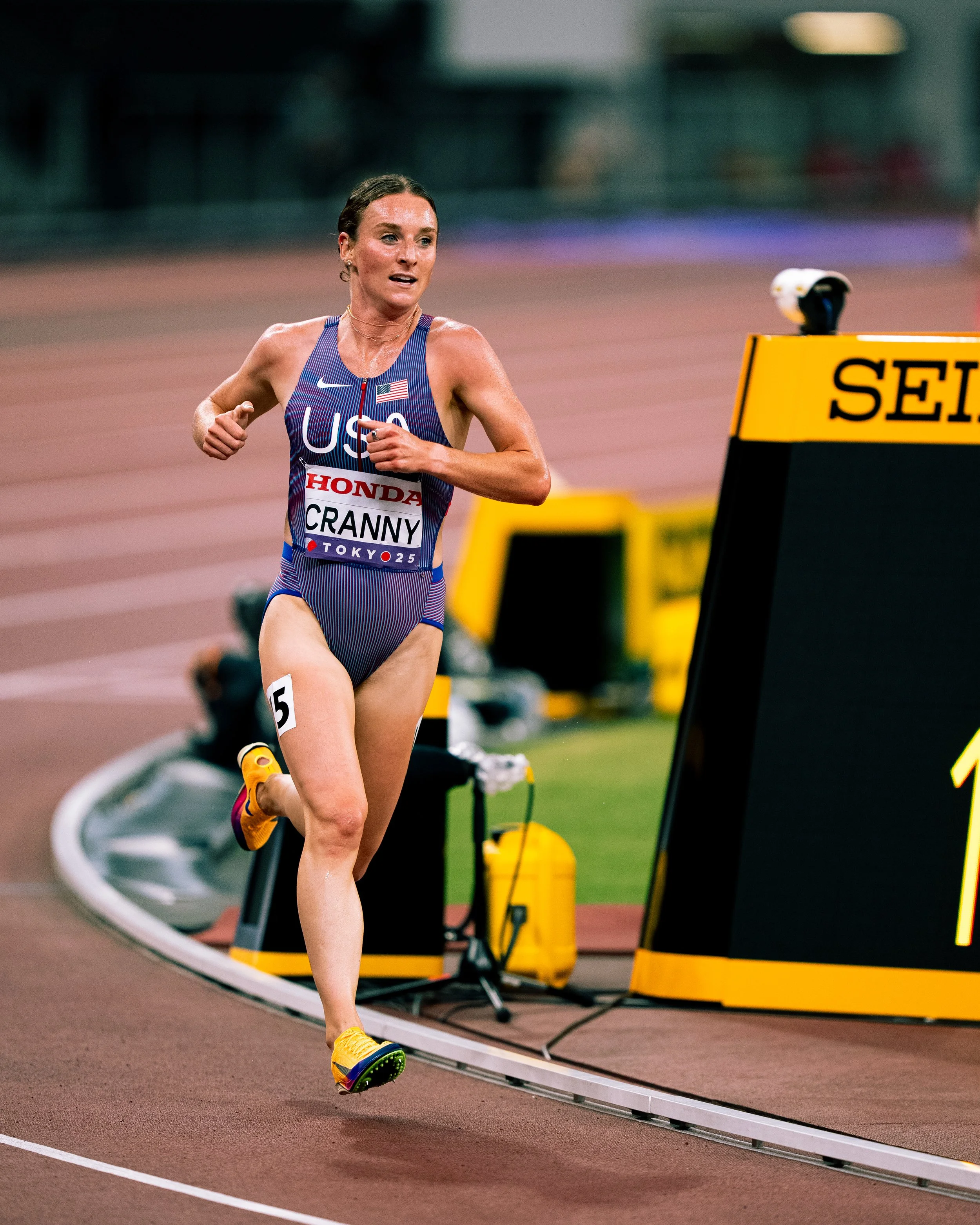 Elise Cranny. Photo by Tyler DeWaard.