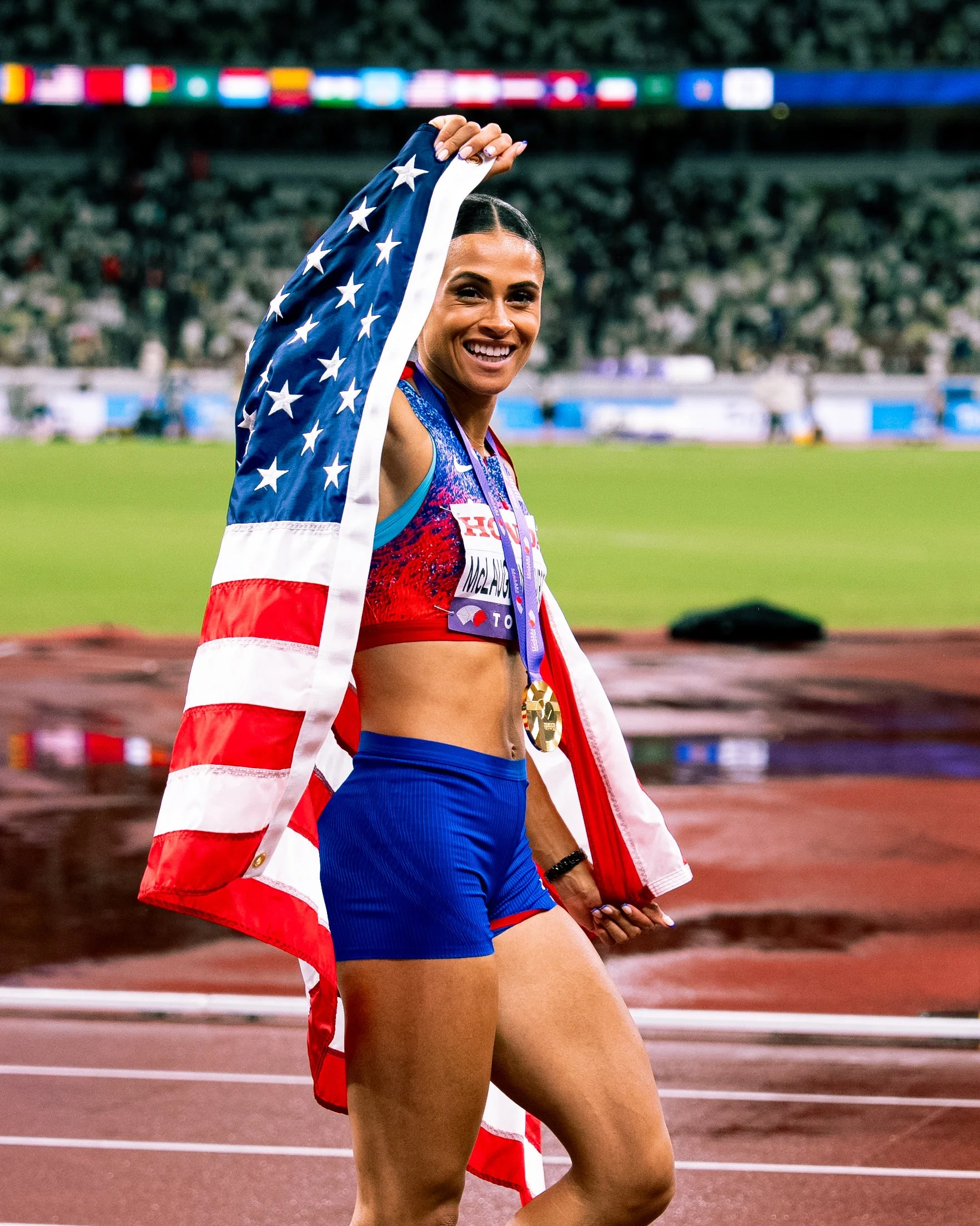 Sydney McLaughlin-Levrone. Photo by Tyler DeWaard.