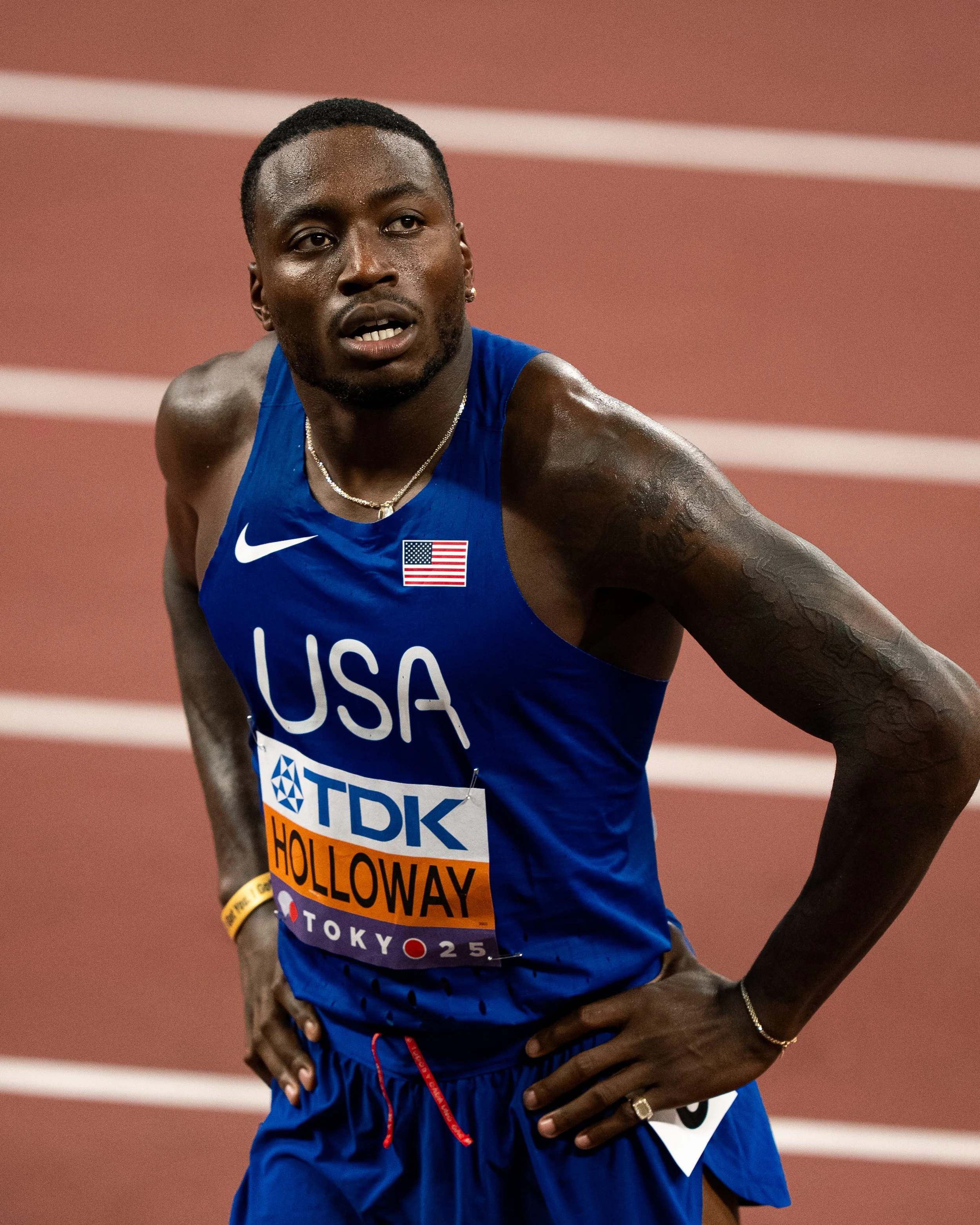 Grant Holloway. Photo by Tyler DeWaard.