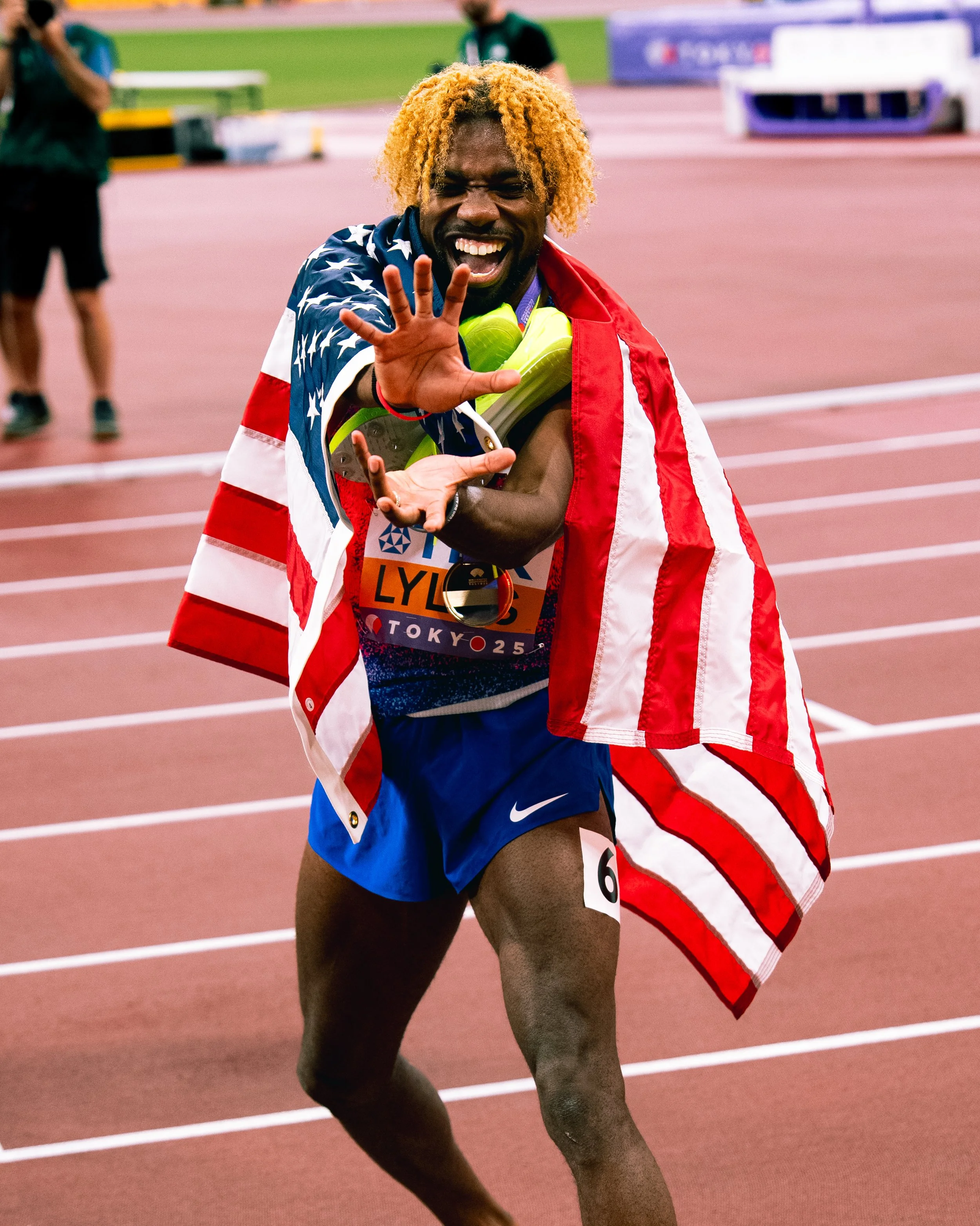 Noah Lyles. Photo by Tyler DeWaard.
