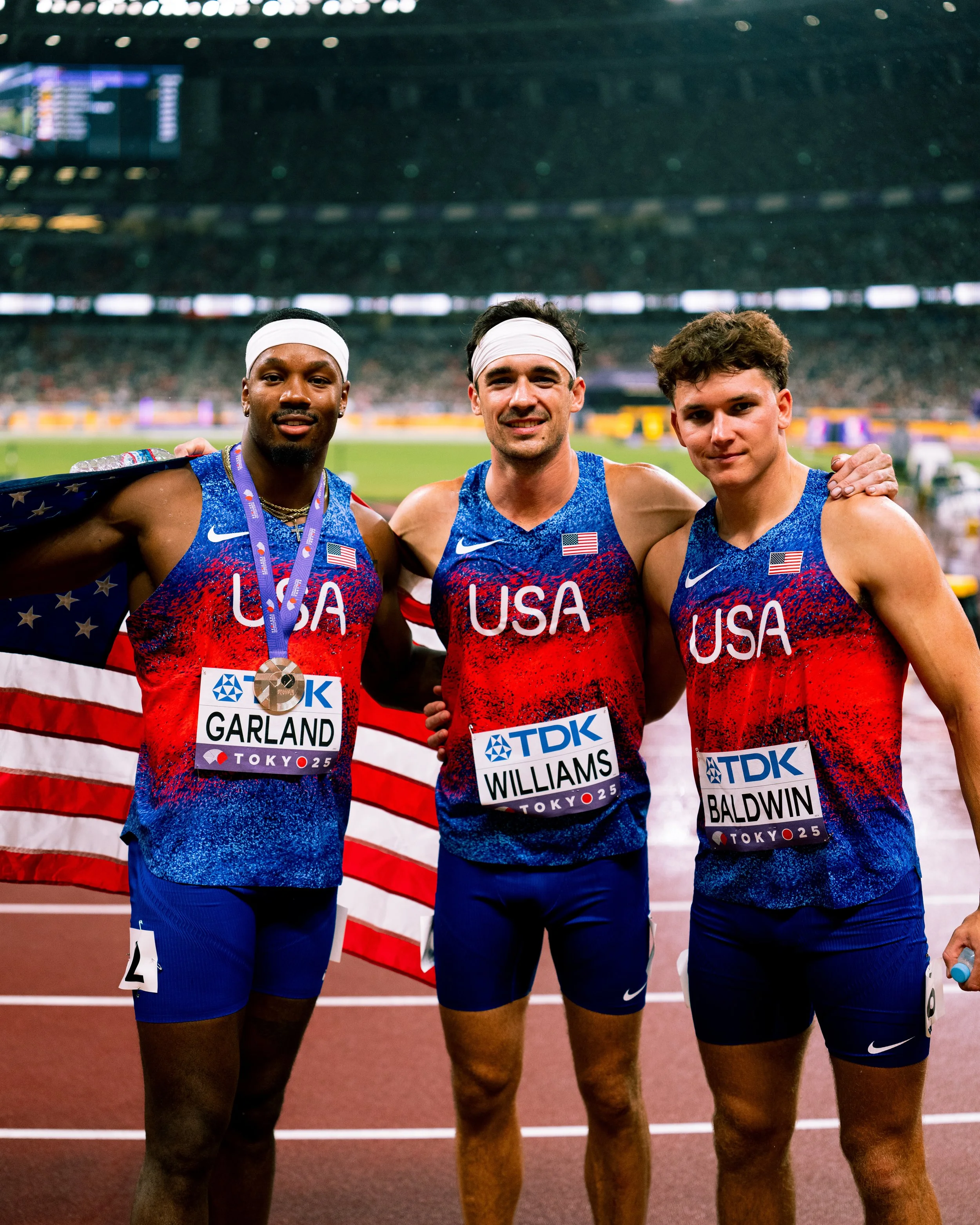 Team USA decathlon members. Photo by Tyler DeWaard.