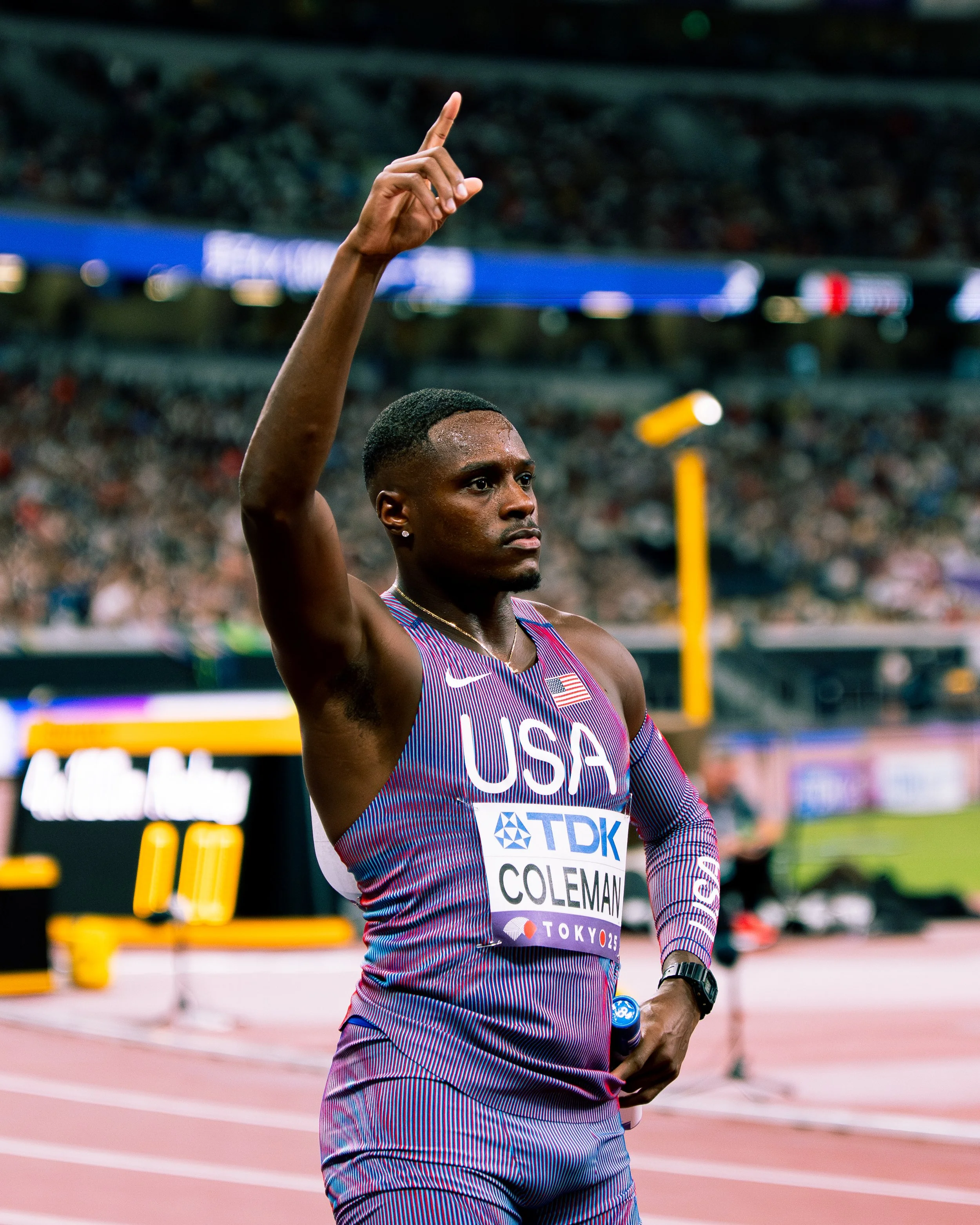 Christian Coleman. Photo by Tyler DeWaard.