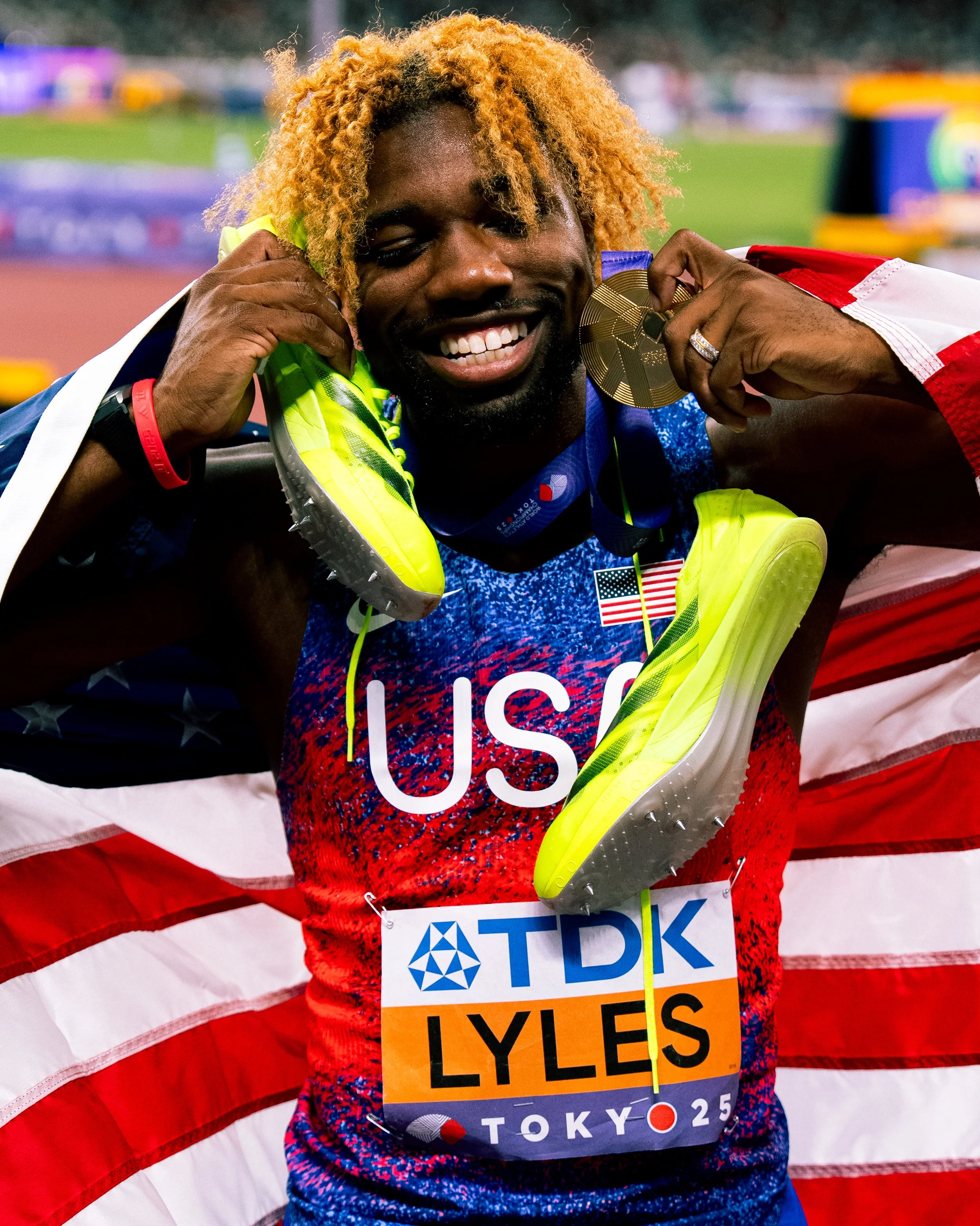 Noah Lyles. Photo by Tyler DeWaard.