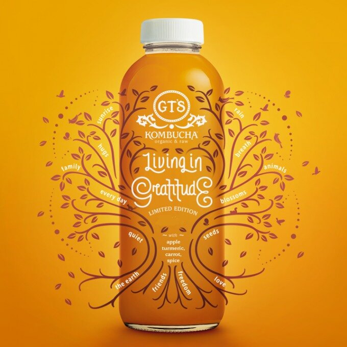 LIMITED EDITION FALL KOMBUCHA HAS ARRIVED

Living In Gratitude
A warm welcome to the flavors of Fall with crisp Pink Lady apple, fresh pressed carrot and turmeric, and aromatic cider spices.