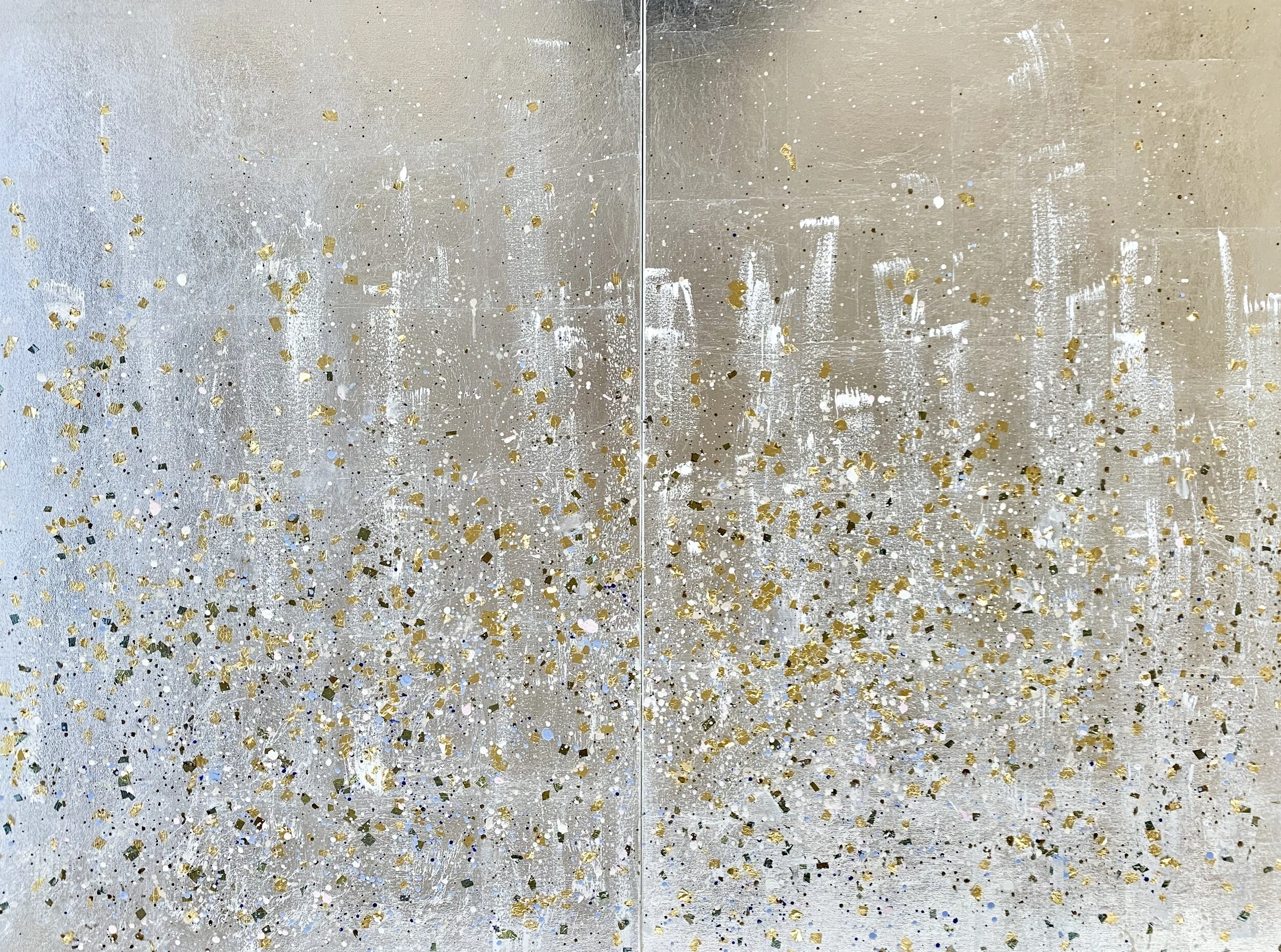 Findings into Light#36 x 48 in. total