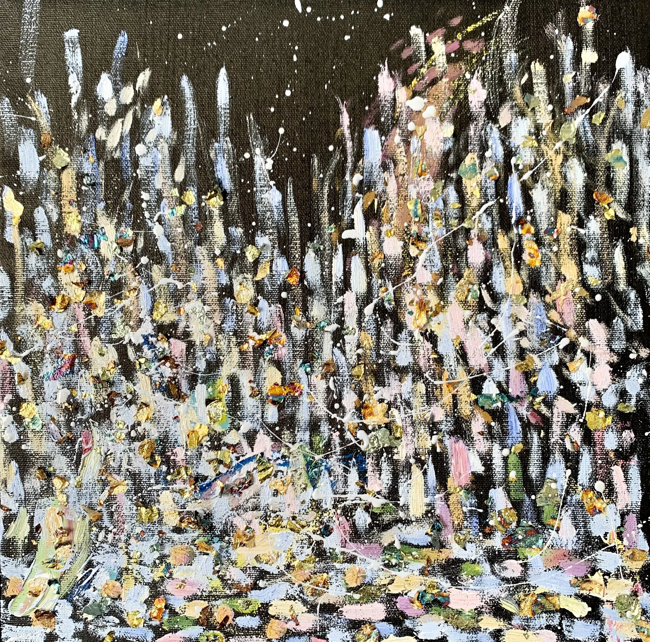 Winter Light Reflections 12x12 Art by Michelle Sakhai
