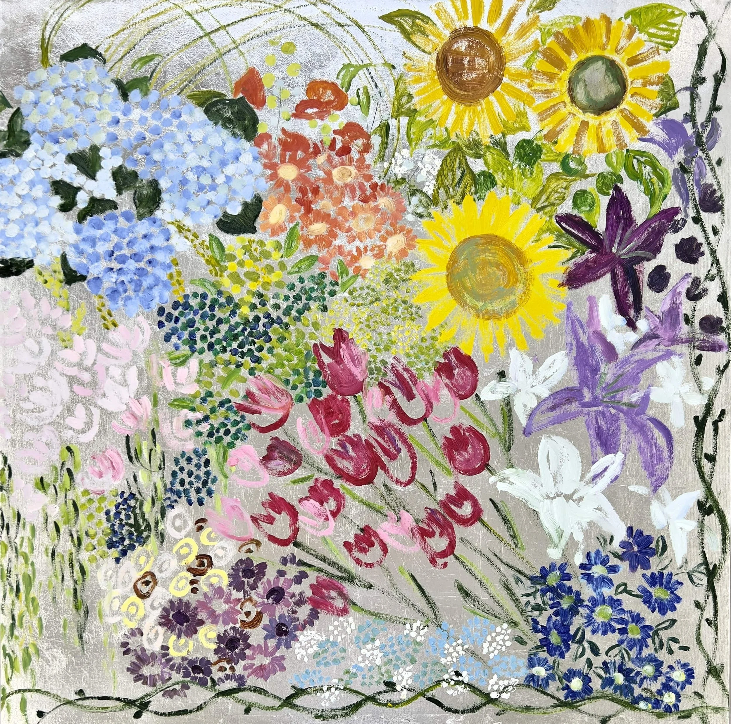 Efflorescence#36 x 36 in.