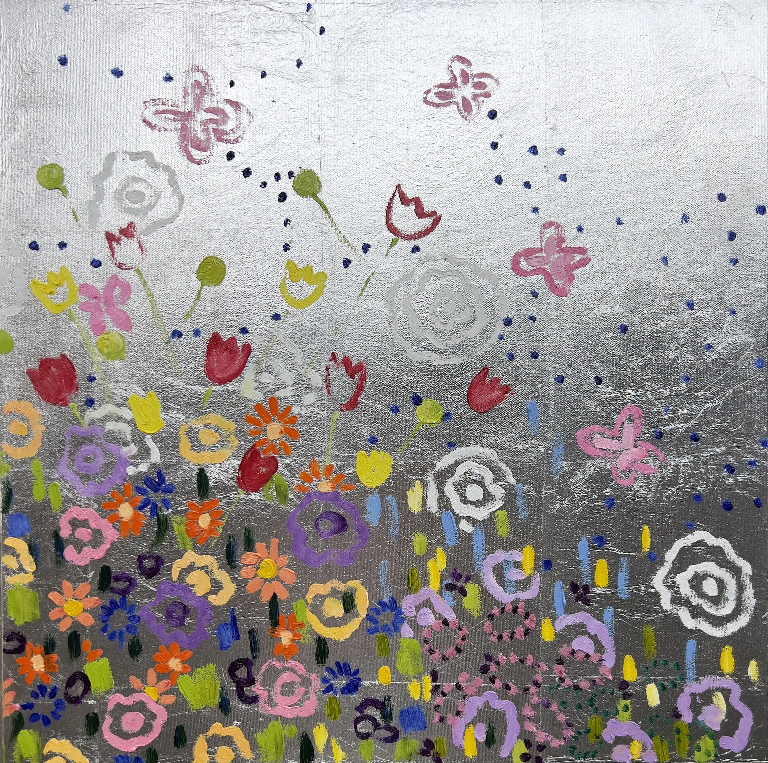 Pink Butterflies#20 x 20 in.