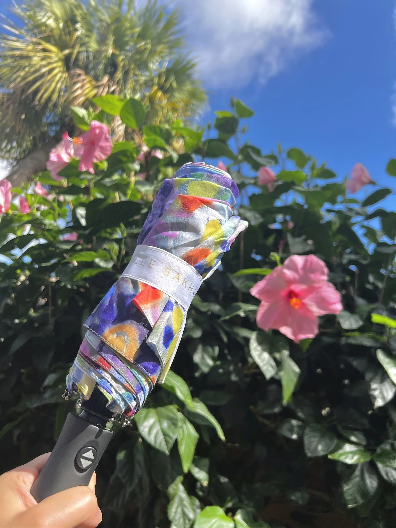 Limited Edition Floral Umbrella ( Closed)