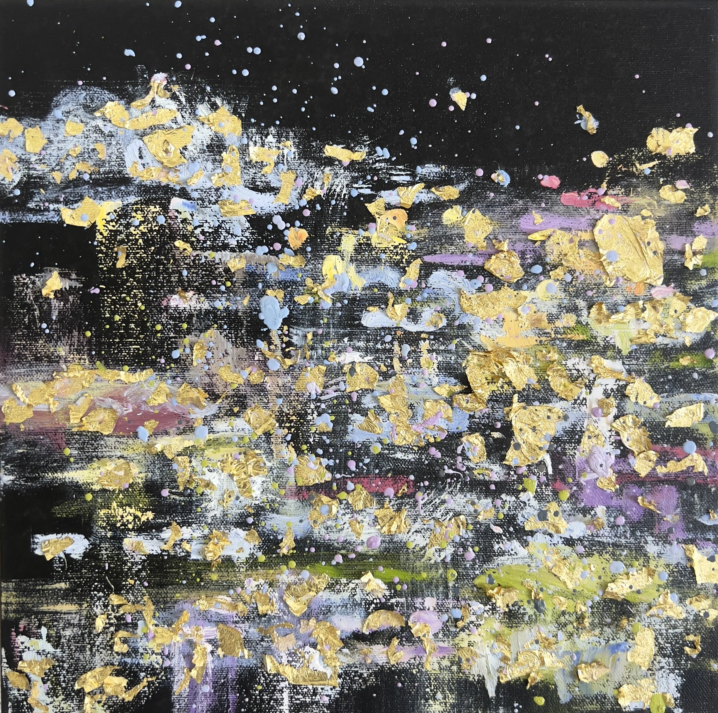 Celestial Paths, a 12x12 Art Piece by Michelle Sakhai