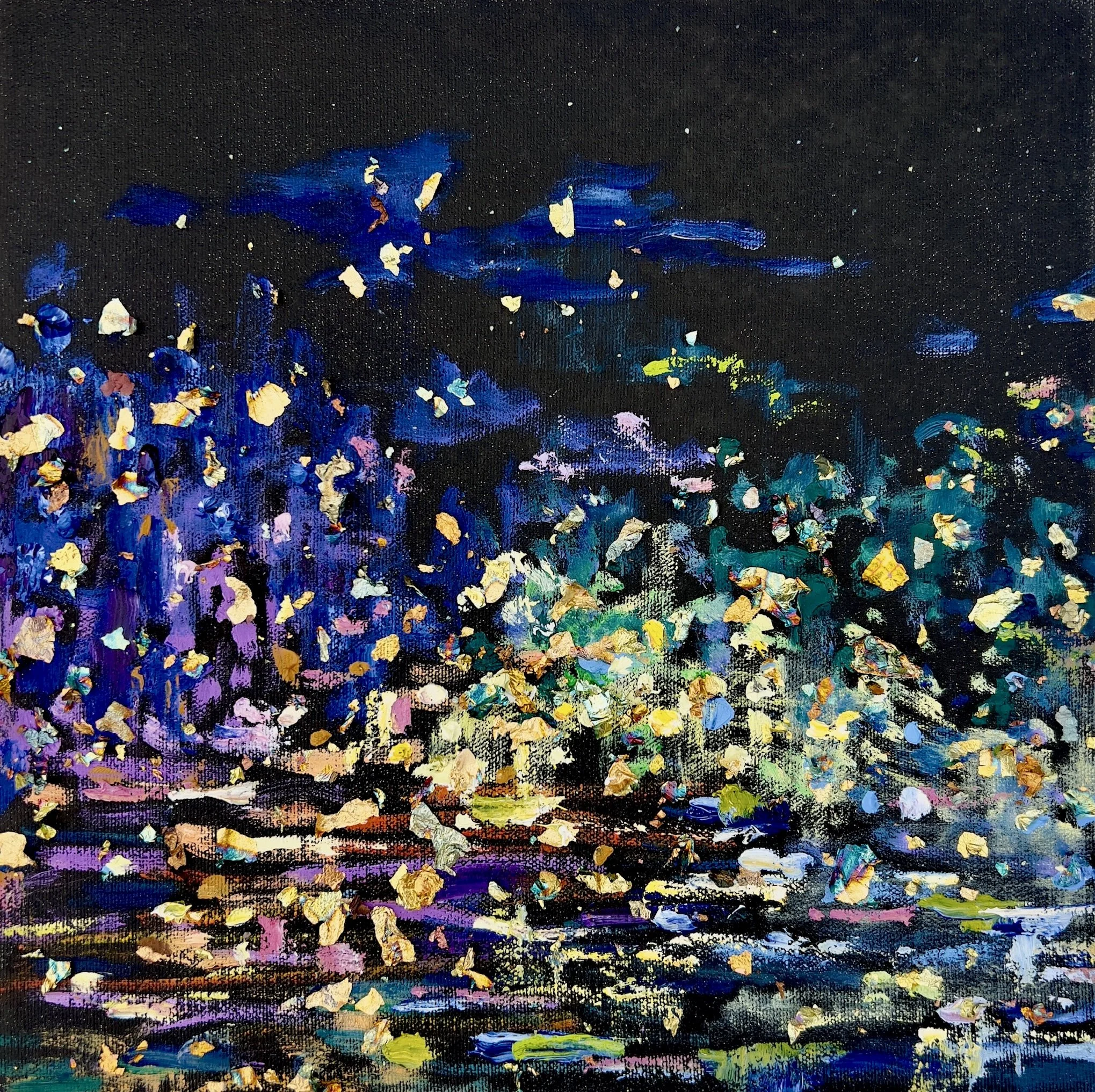 In the moonlight, a 12x12 Artwork by Michelle Sakhai