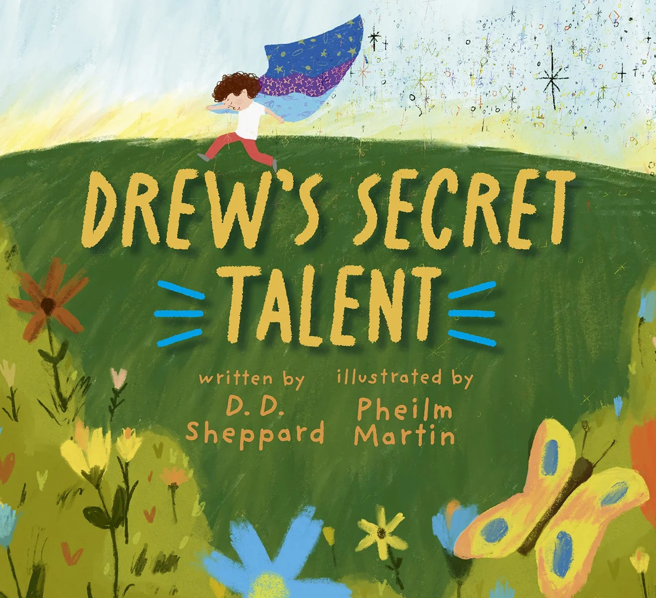 Drew's Secret Talent—Book Design