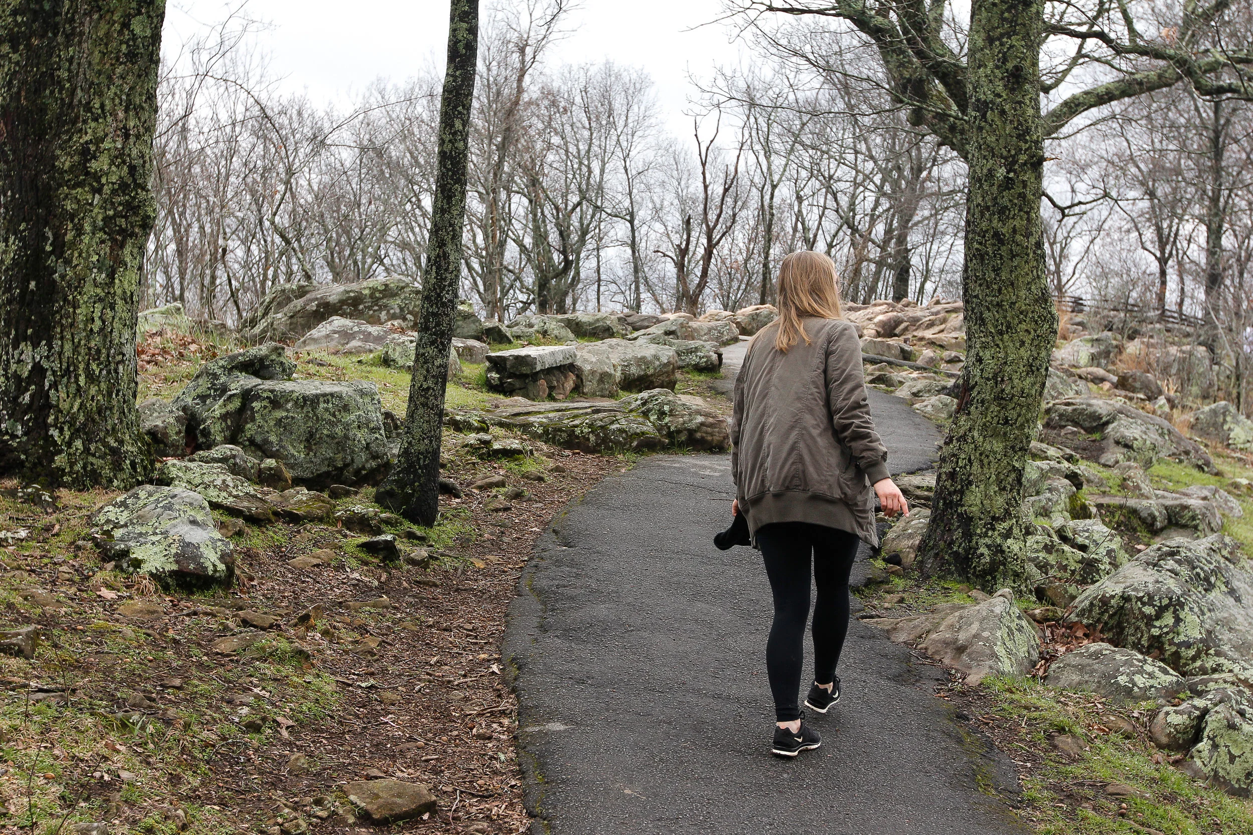 Ashlynn Brown hikes to the top of Kennesaw Mountain on Saturday, Mar. 12, 2017. Days away from hearing back from her chosen college, Ashlynn craved fresh air.