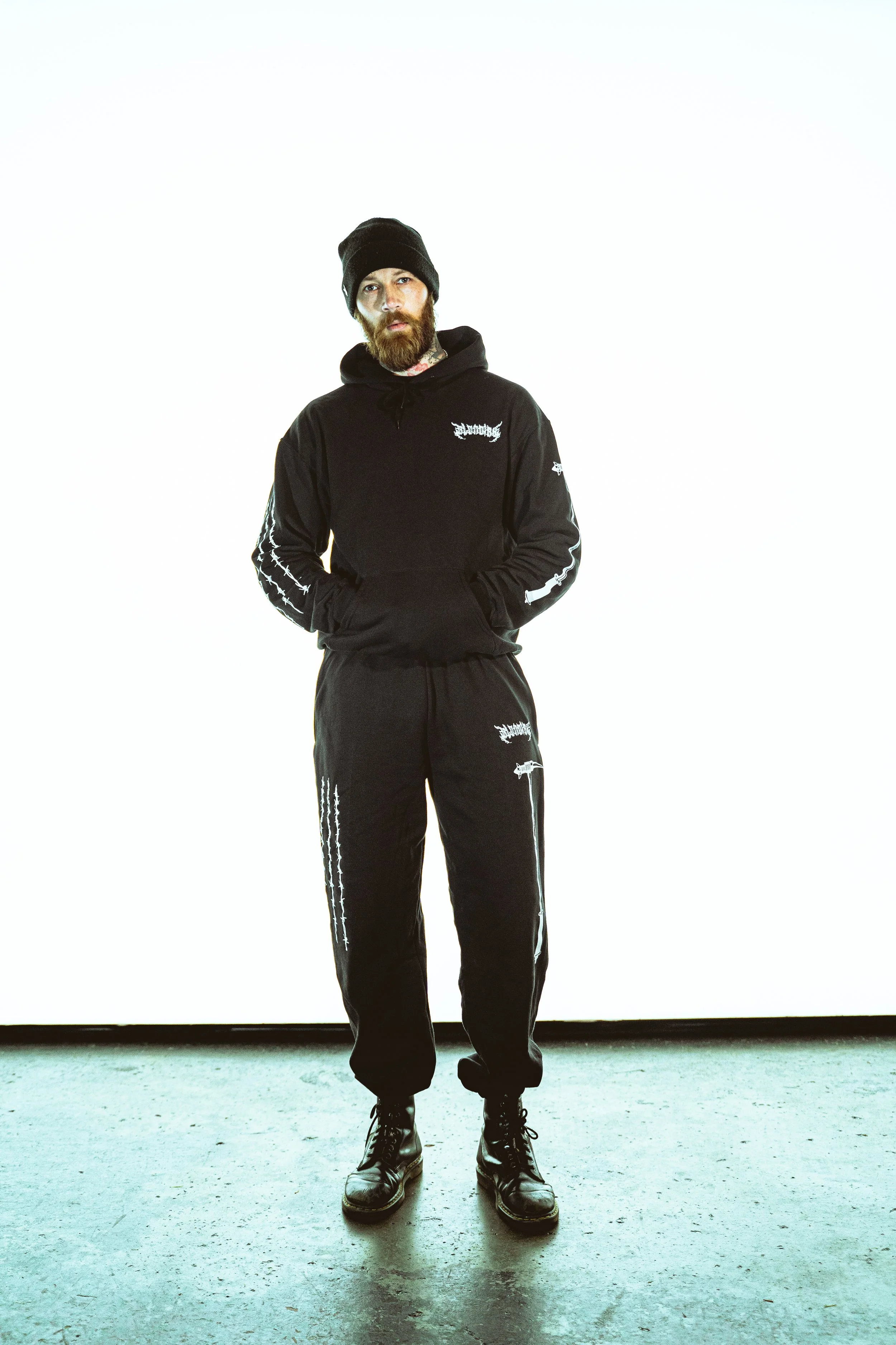 Barbed Wire Full Tracksuit Set