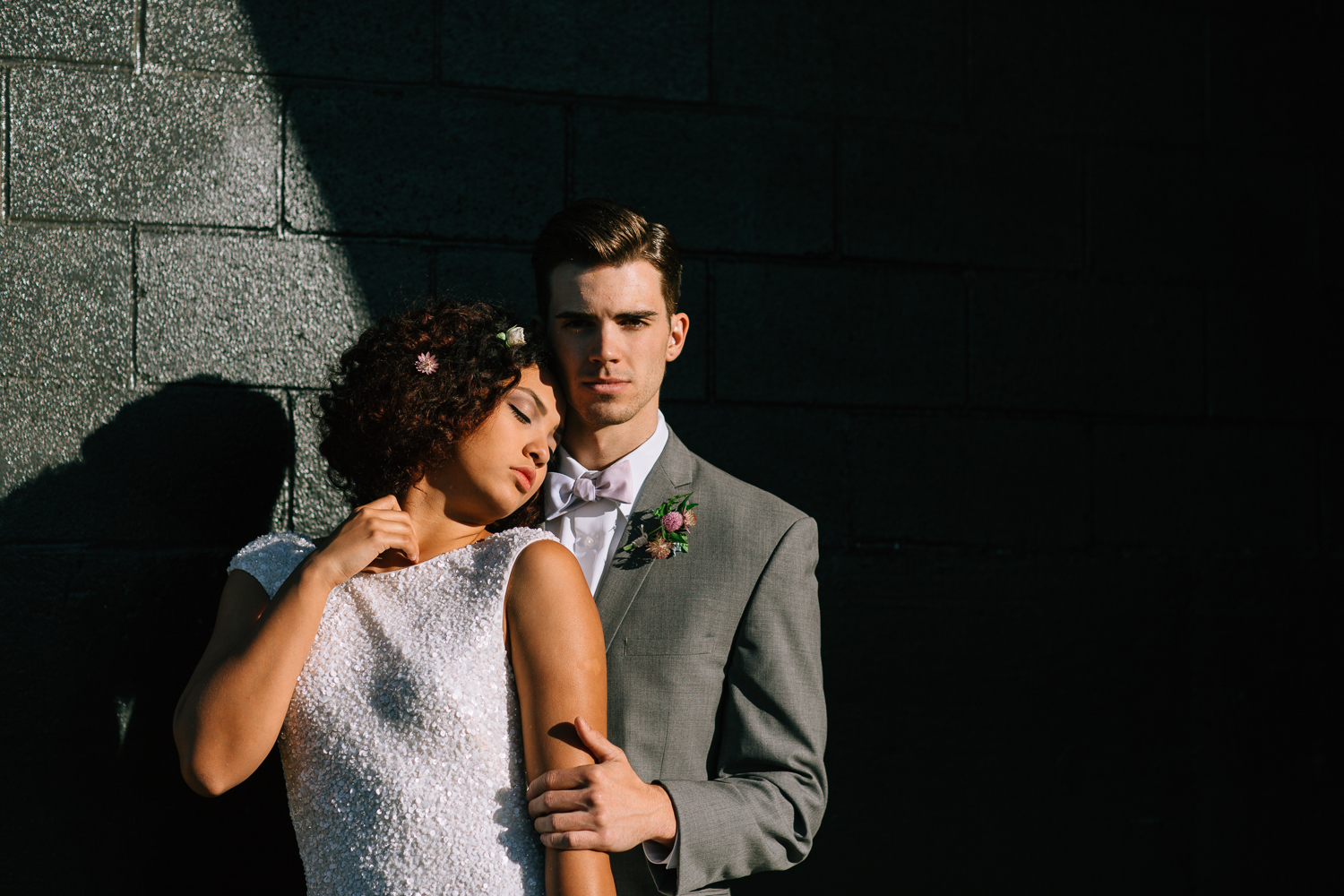  Denver, Colorado elopement couple. 