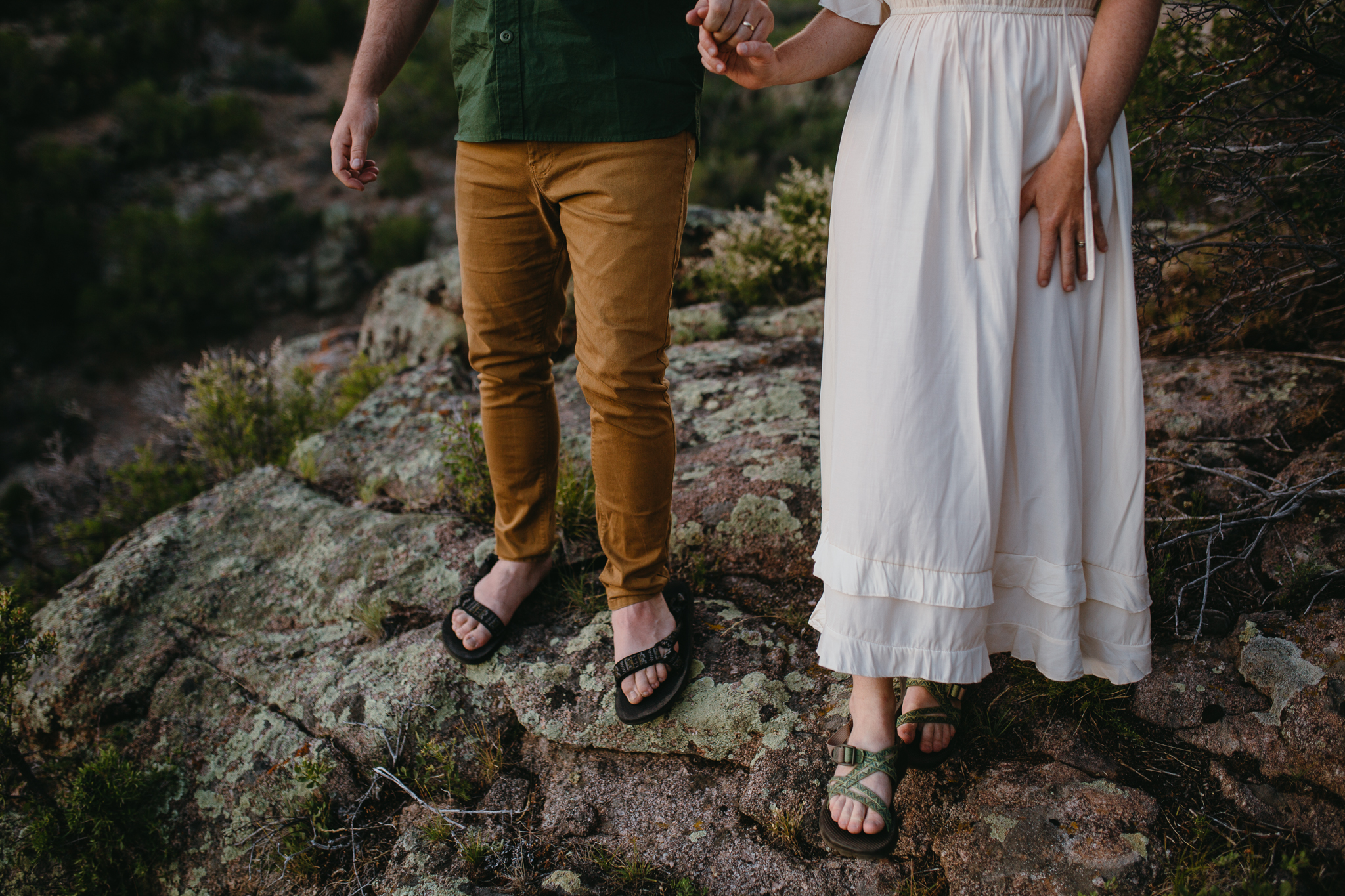 Black Canyon of the Gunnison National Park engagement photo