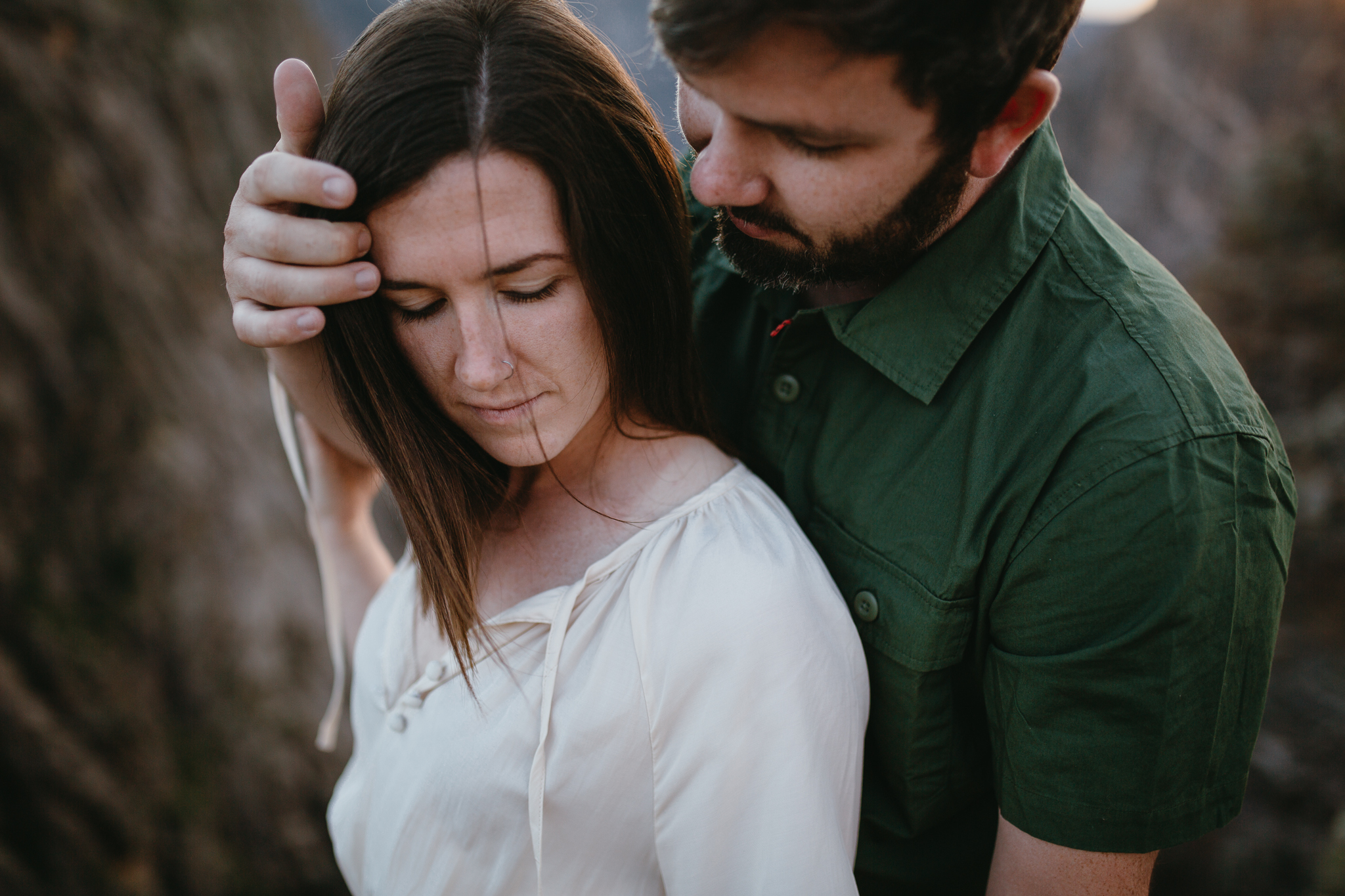 Black Canyon of the Gunnison National Park engagement photo
