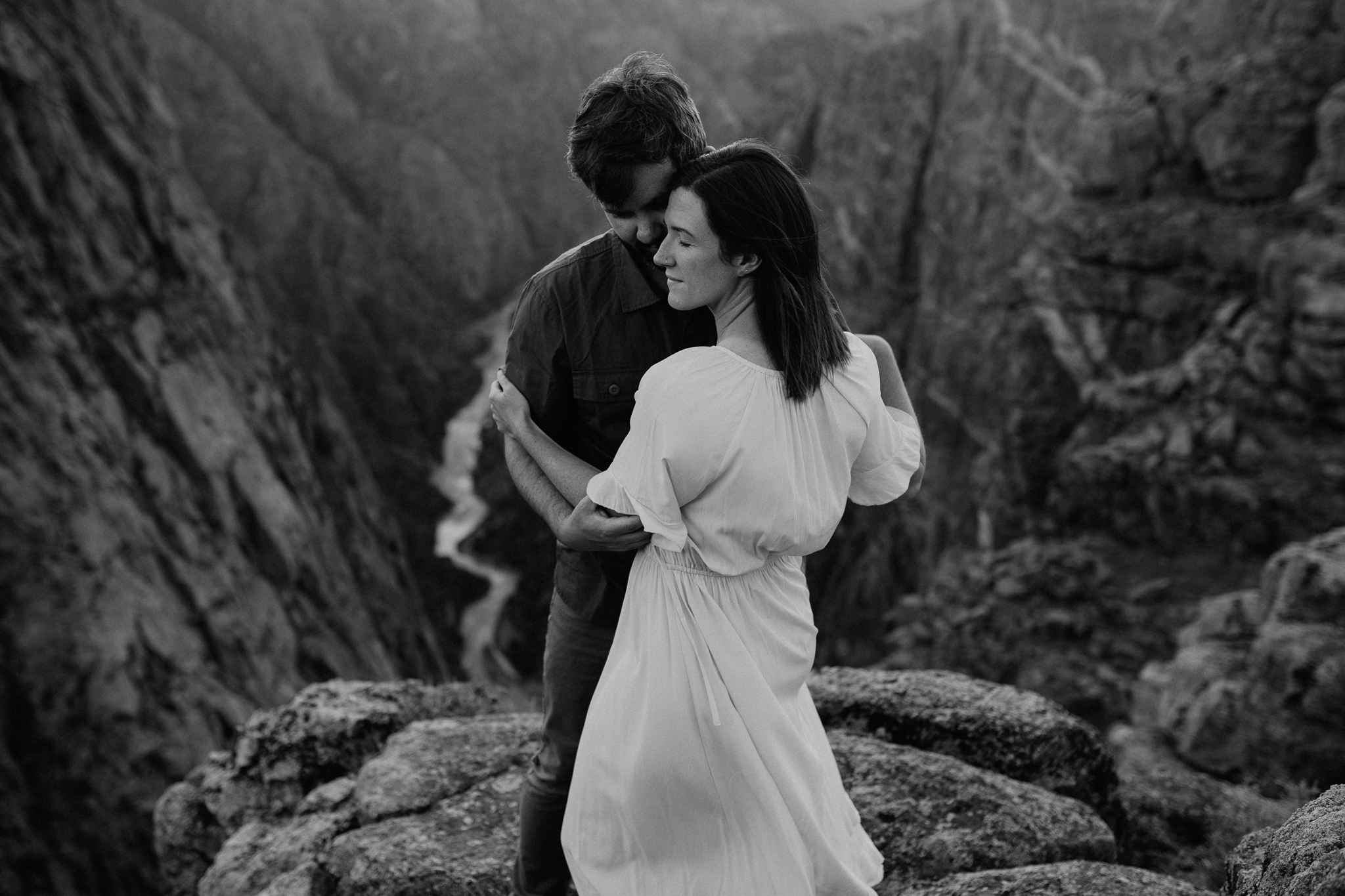 Black Canyon of the Gunnison National Park engagement photo