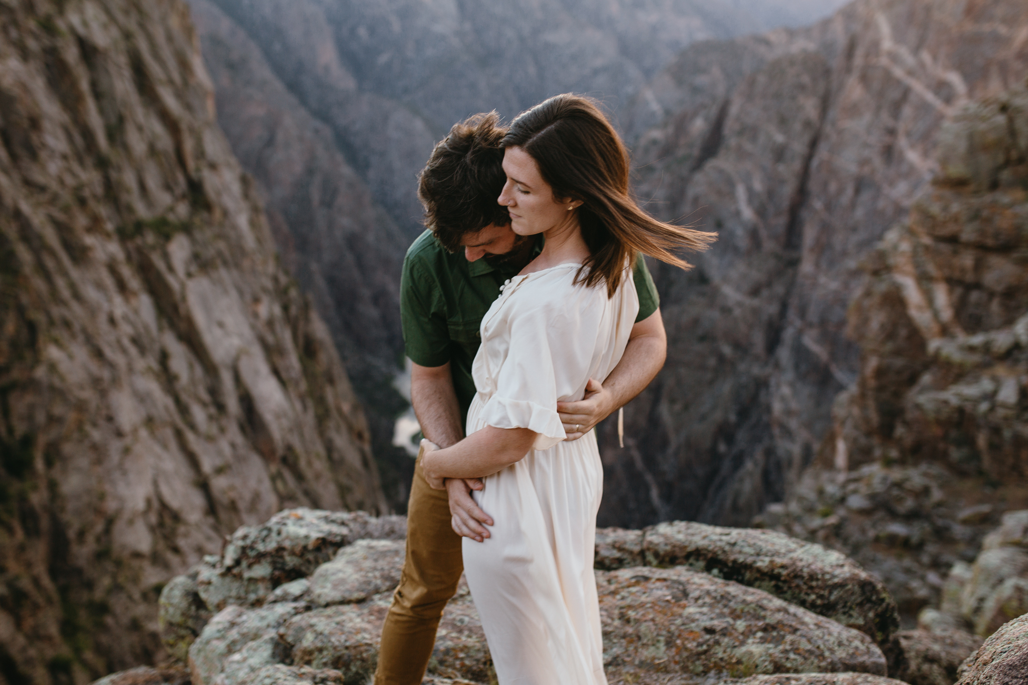 Black Canyon of the Gunnison National Park engagement photo