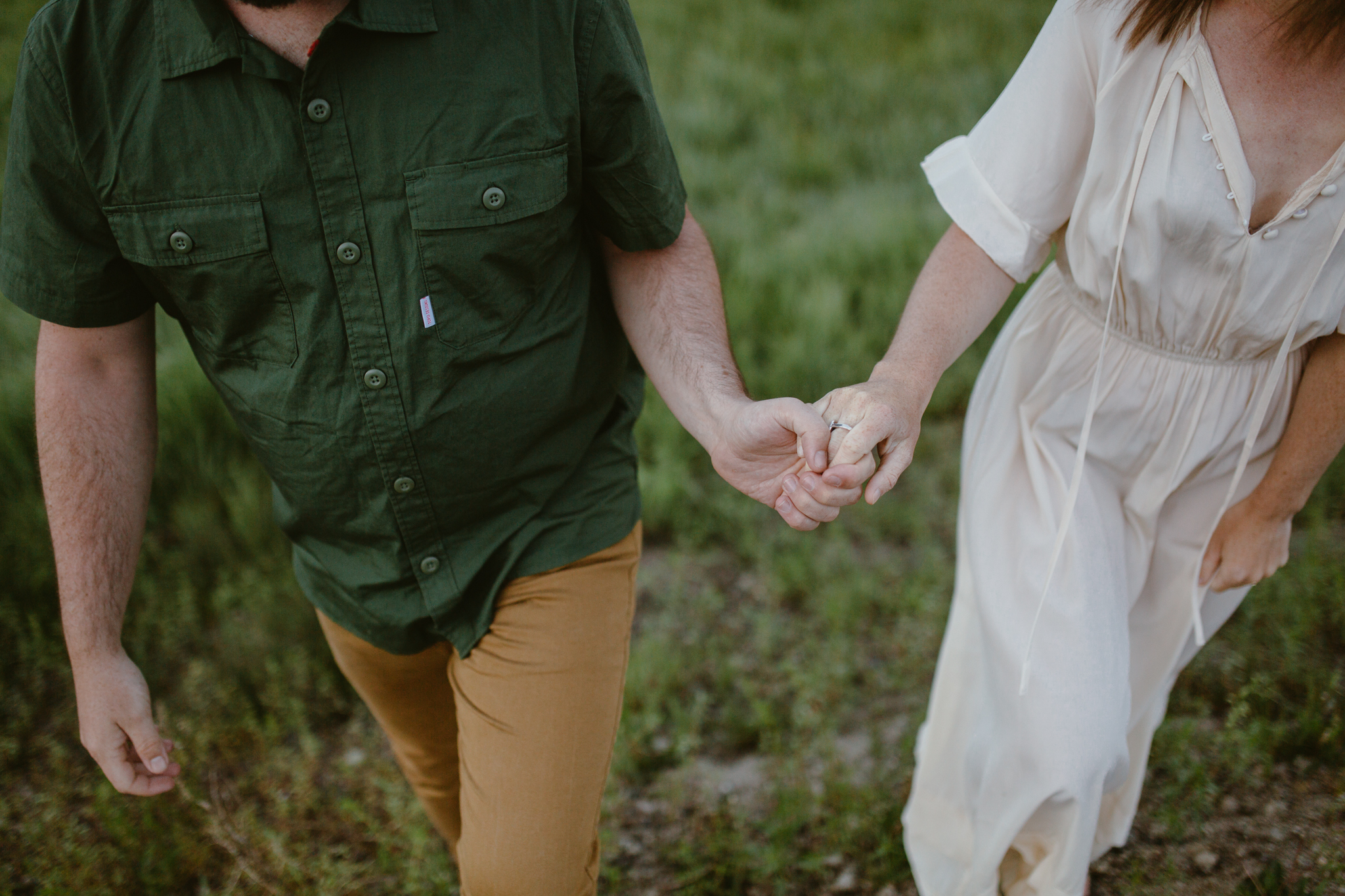 Crested Butte wildflowers engagement photos