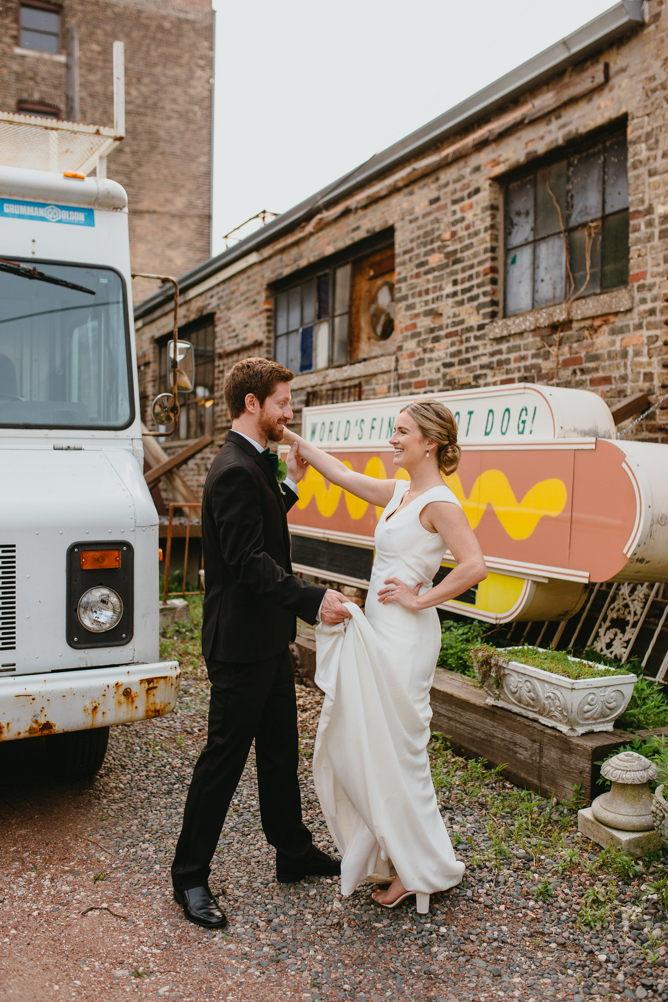 Wedding at Salvage One, Chicago