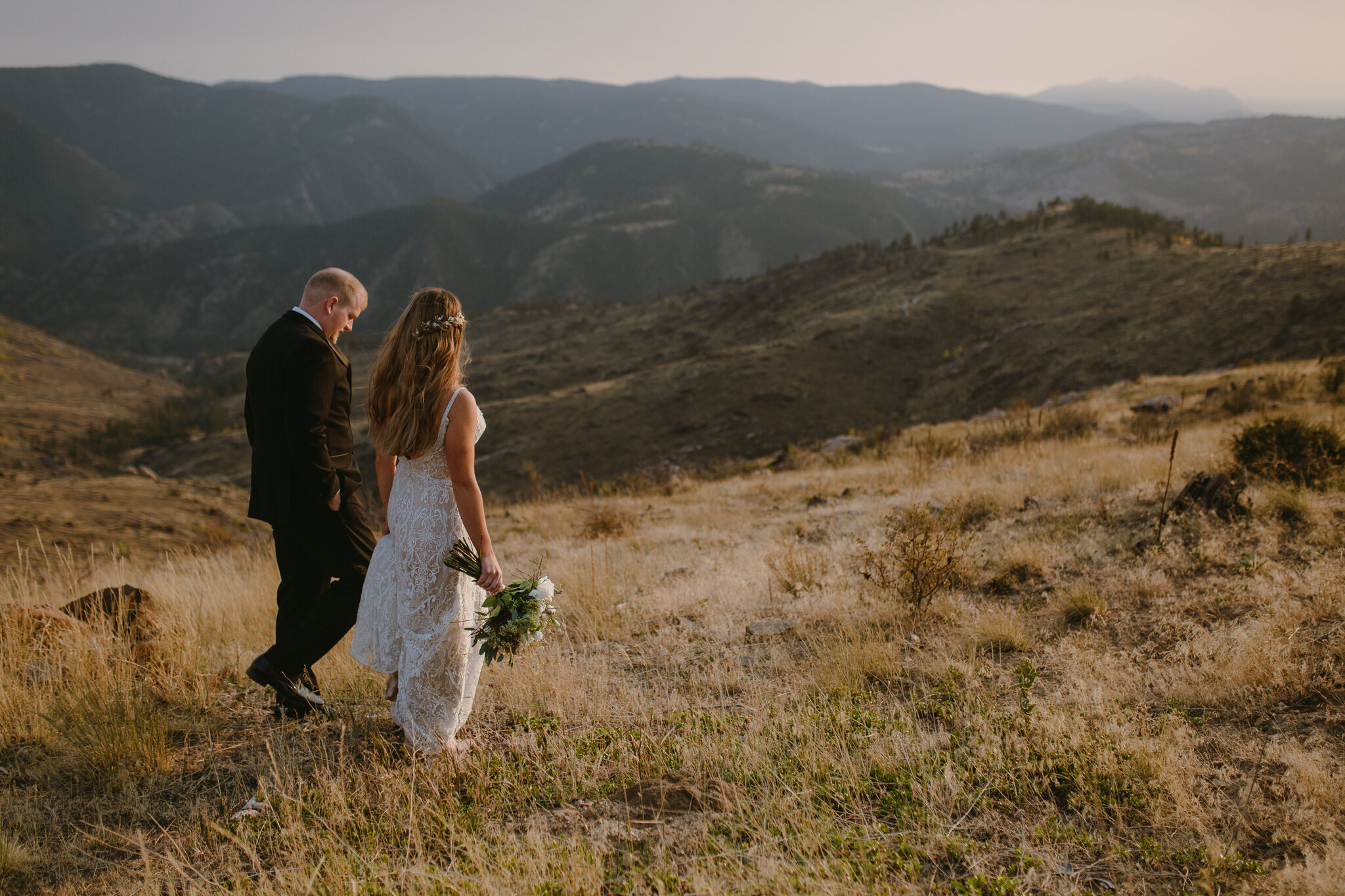 Colorado intimate wedding elopement estes park