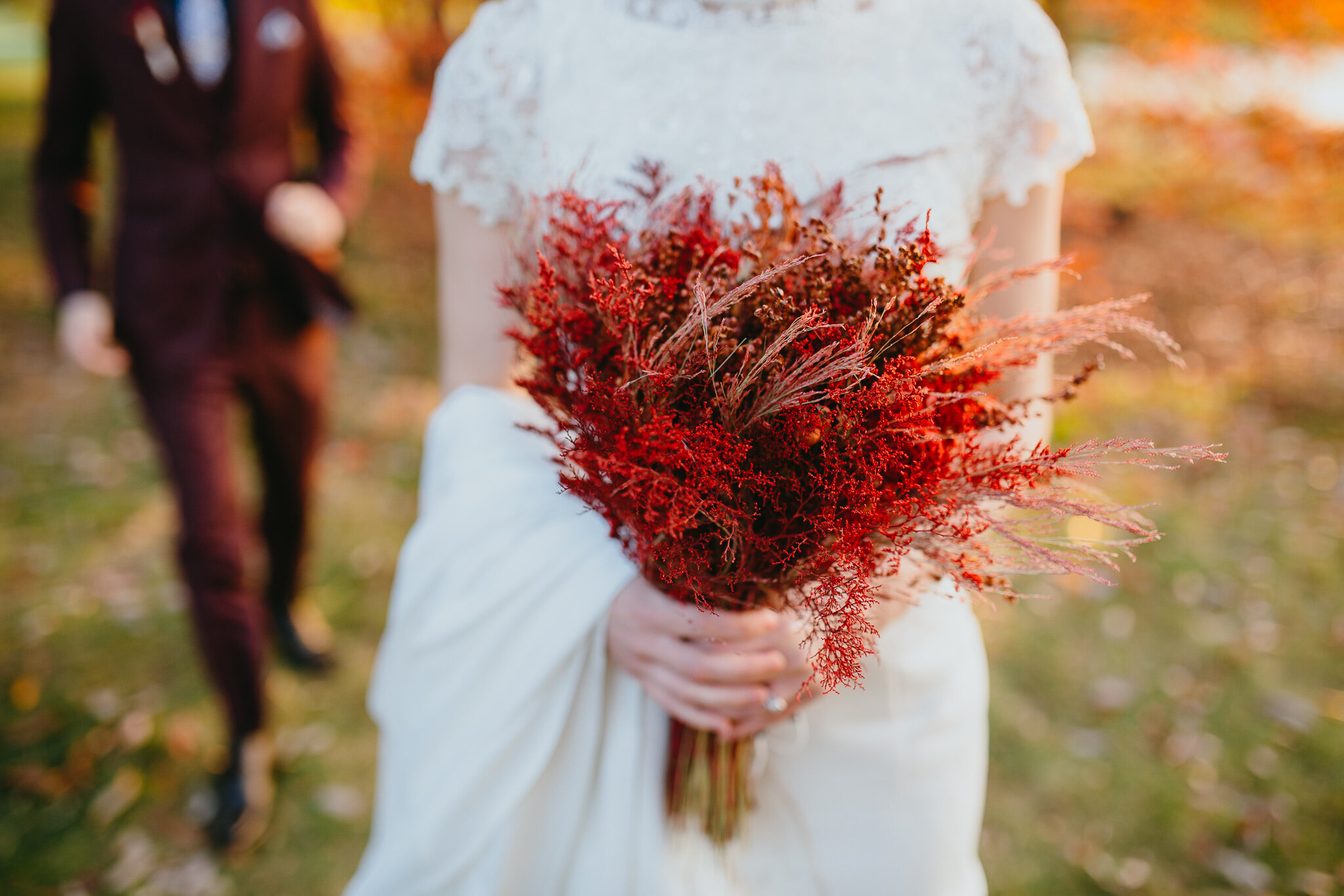 chicago morton arboretum wedding photographer fall