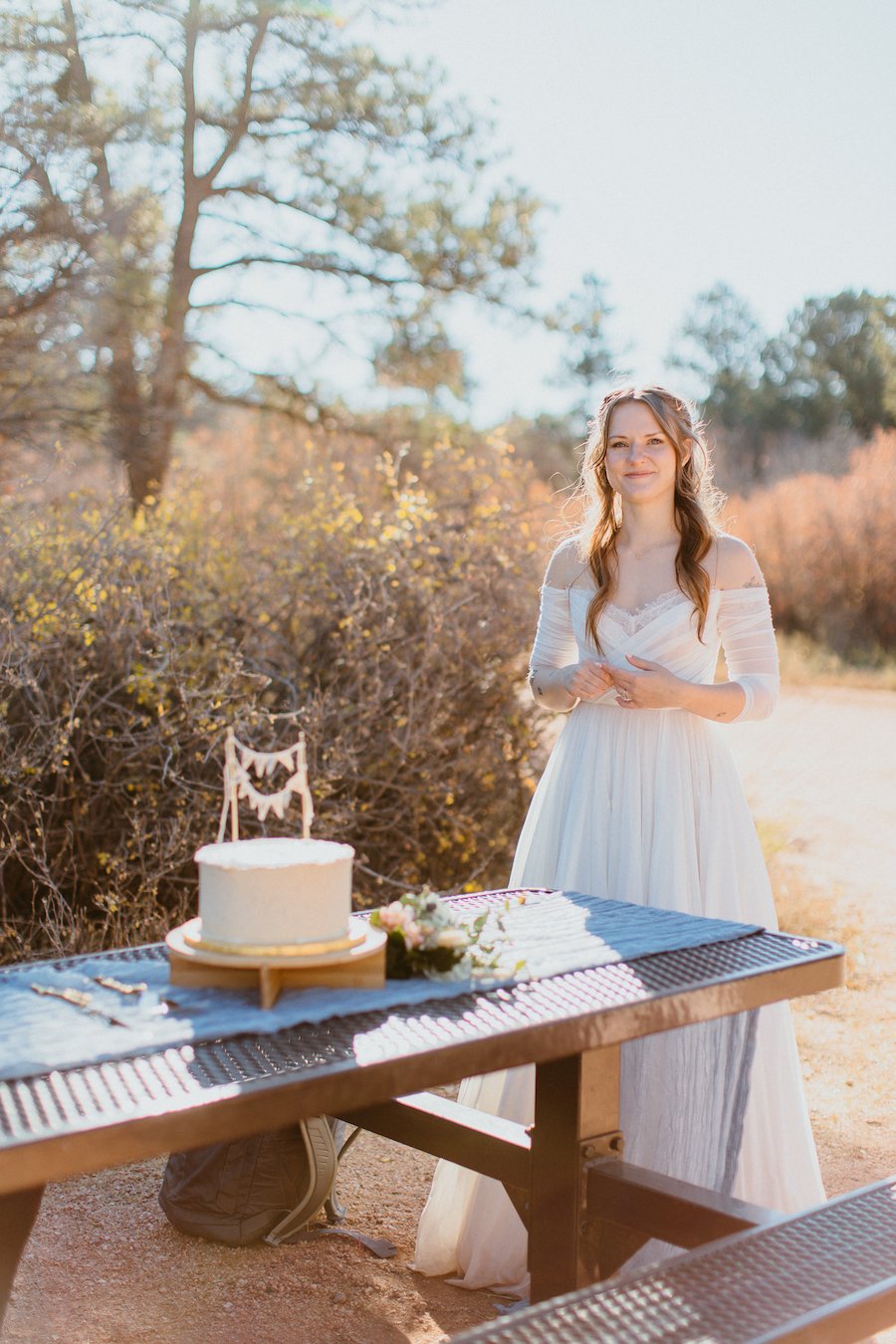 Garden of the Gods picnic microwedding