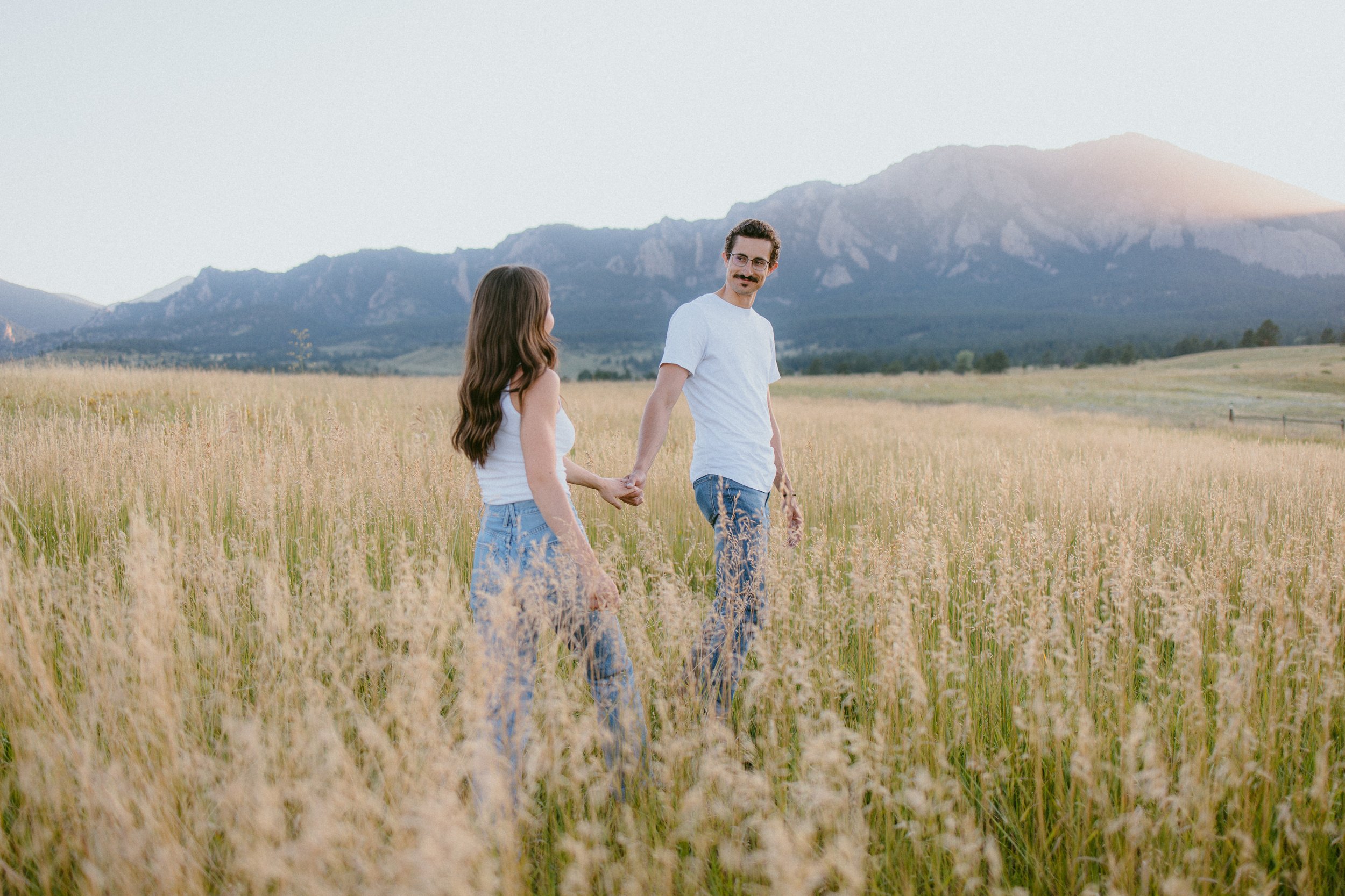 Boulder spring engagement session