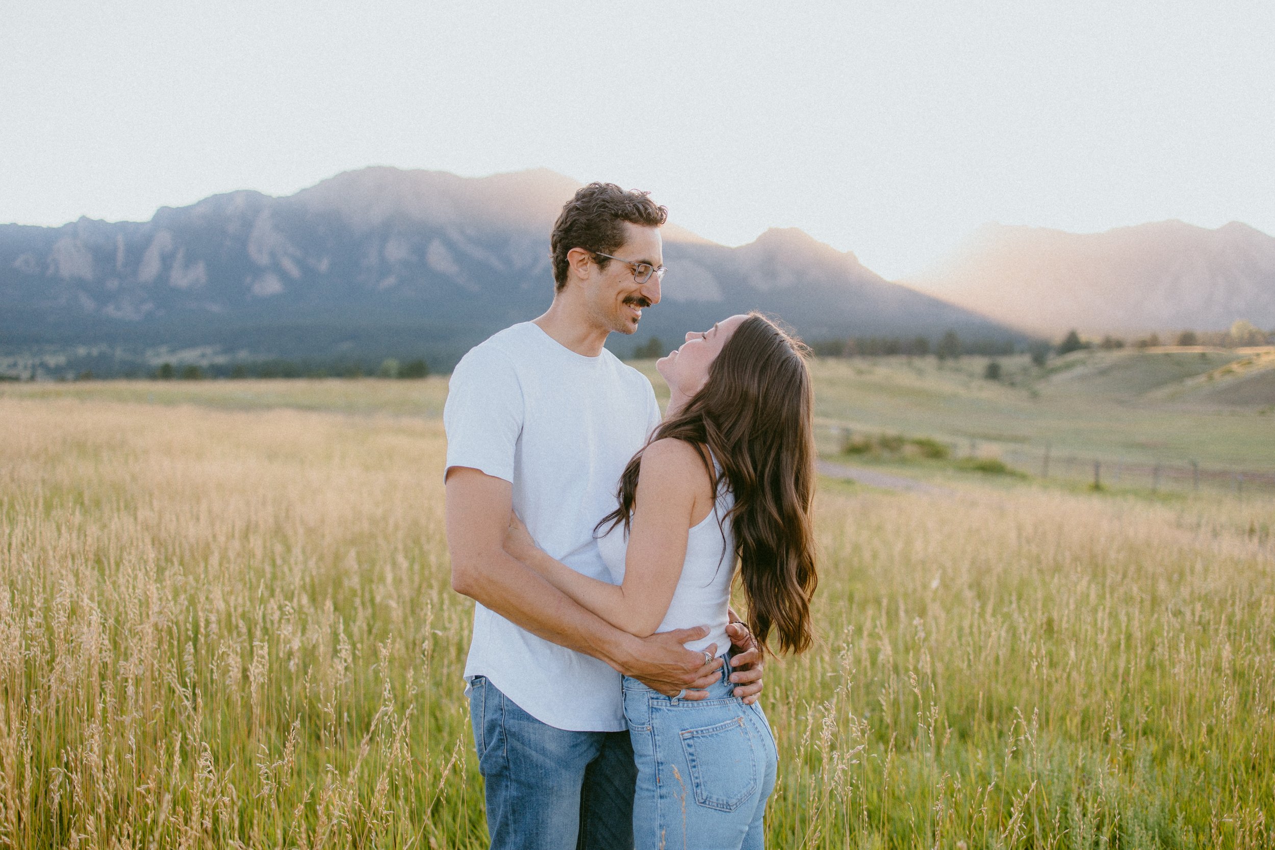 Flatirons Boulder engagement photographer