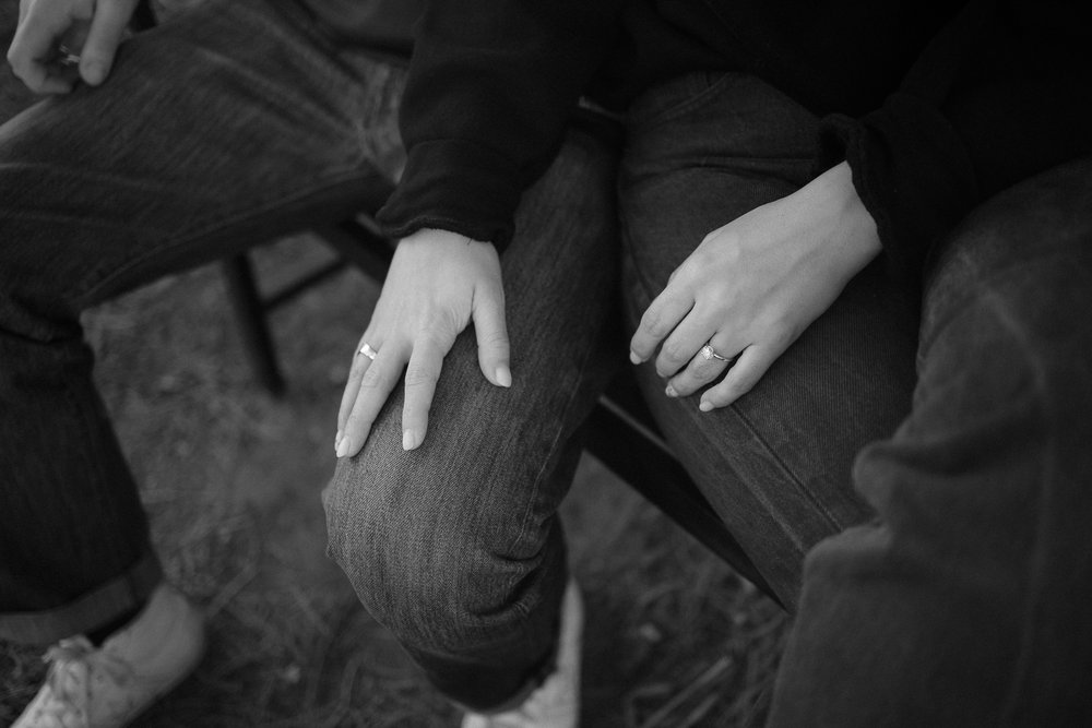  Engaged couple hands, Colorado wedding photographer. 