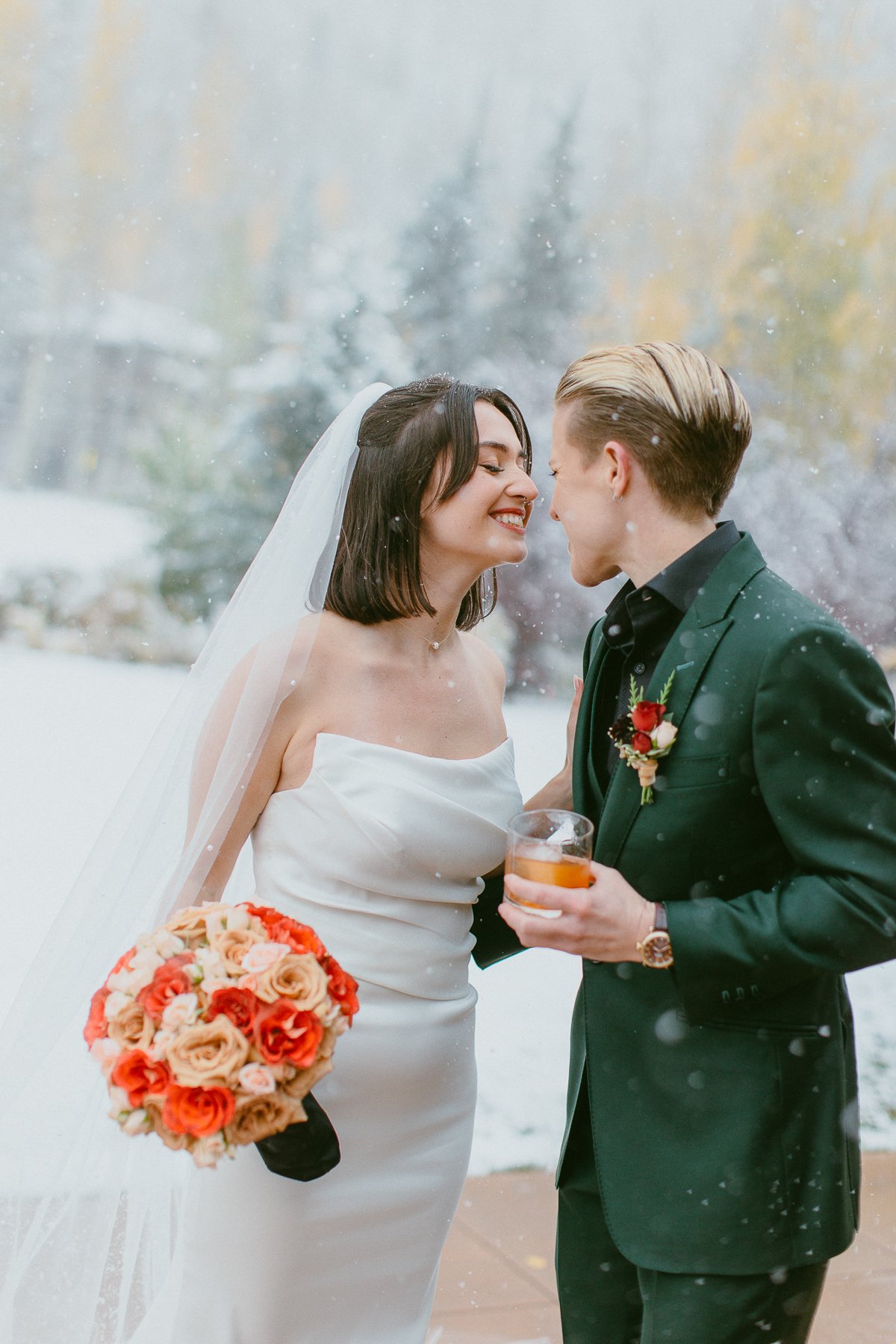 A Vail Nordic Center Wedding | Colorado Wedding Photographer