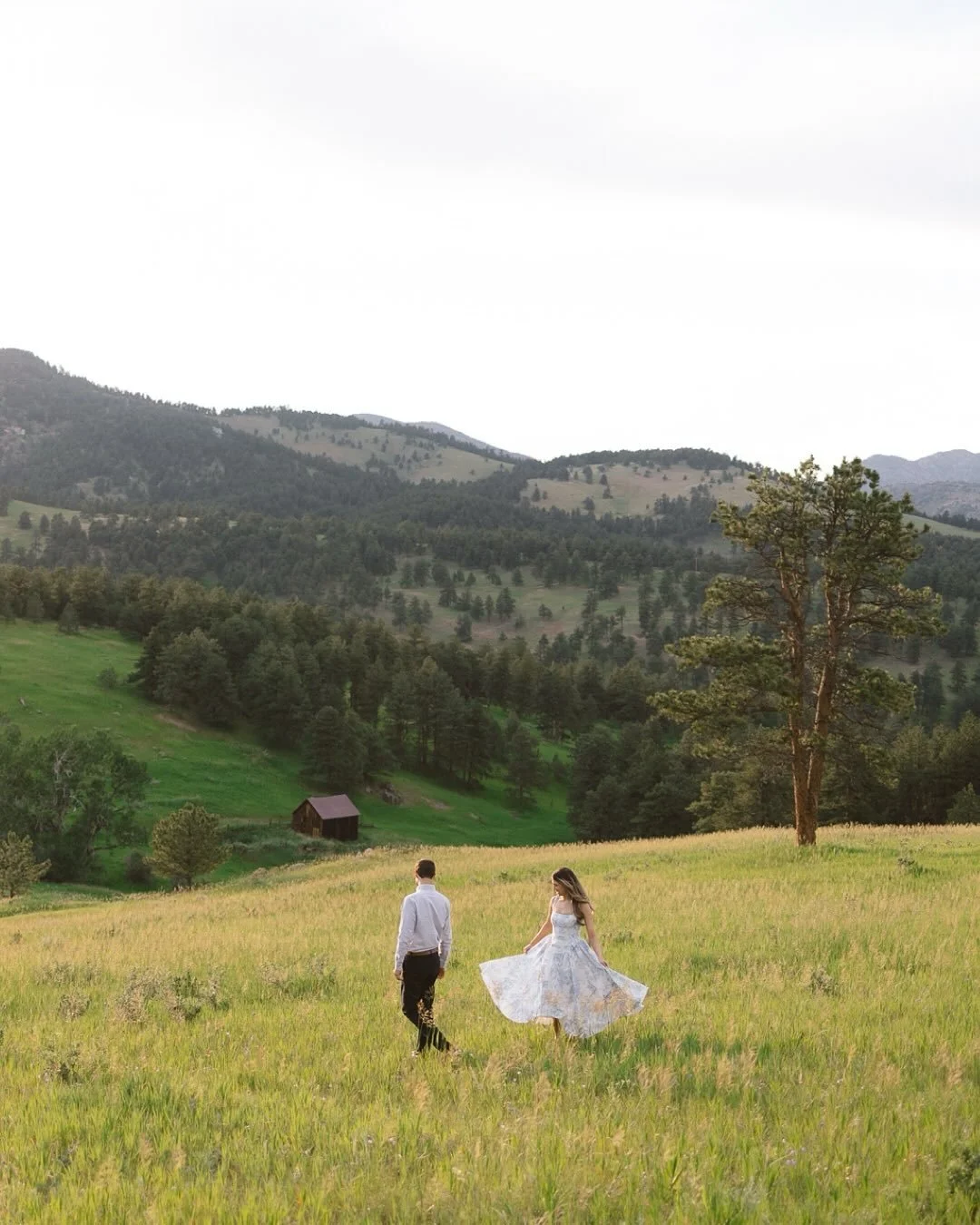 The respite of a summer sunset in the hills with someone dear to you.