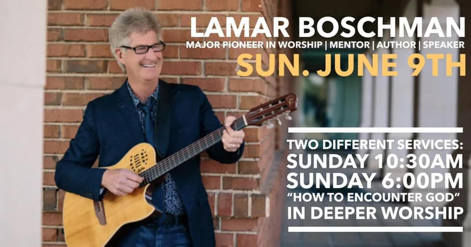 Lamar Boschman, is a catalytic keynote speaker, a prolific author and a pioneer of today’s worship who equips leaders and churches to encounter God, (Lamarboschman.com). Lamar and his wife Kimberly, will be coming to Father’s House Church on June 9t…