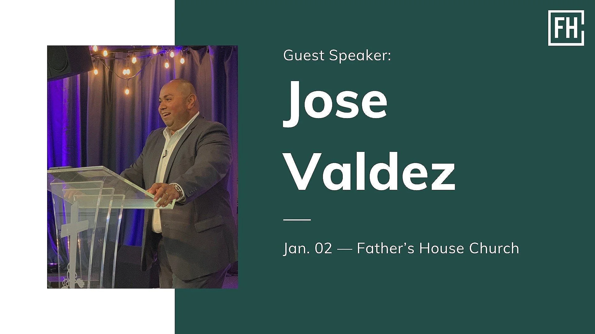 Guest Speaker Jose Valdez