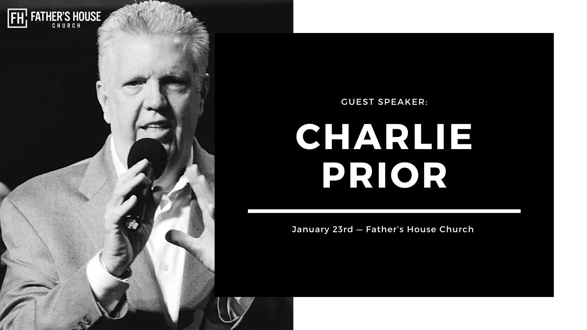 Guest Speaker Charlie Prior