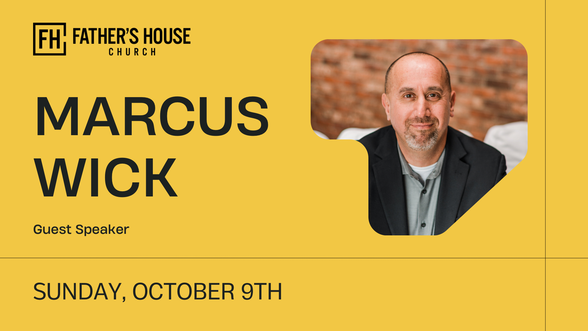 Marcus Wick Sunday October 9th
