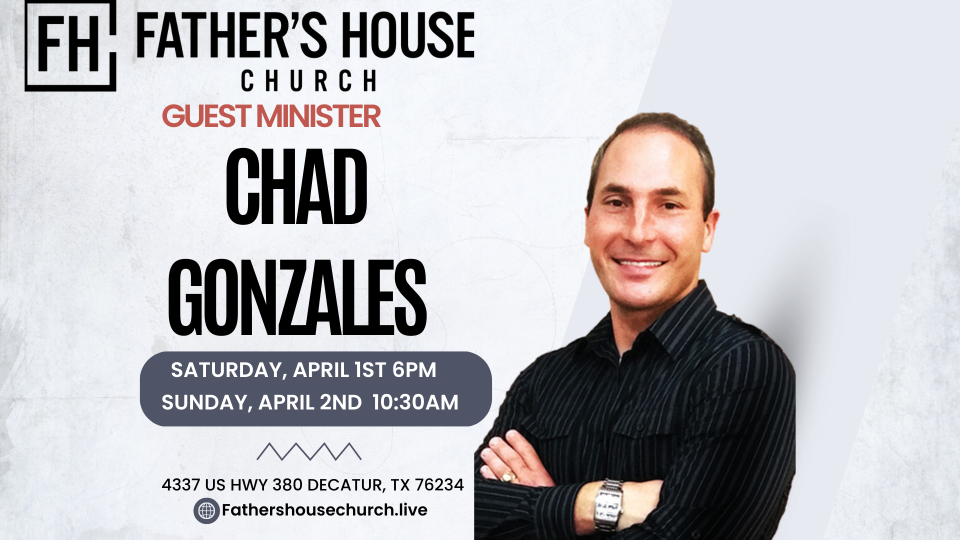Guest Minister Chad Gonzales