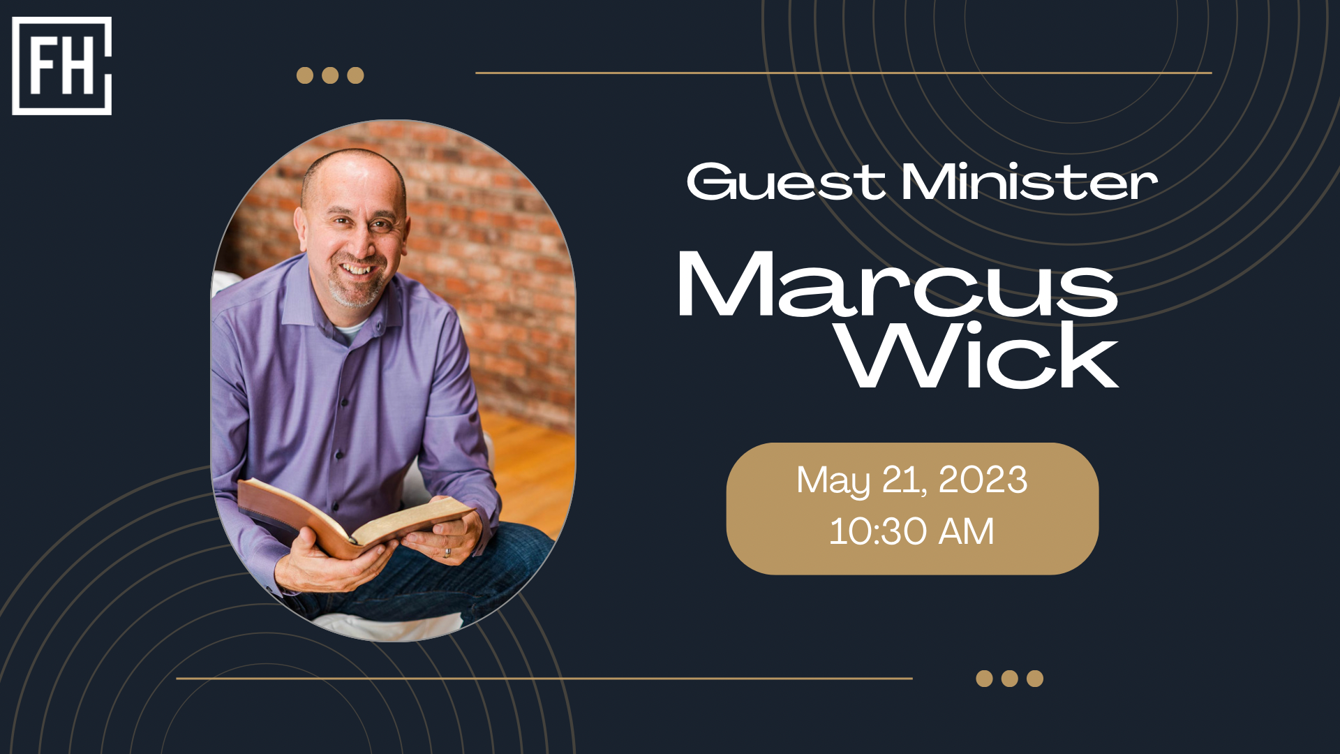 Guest Minister Marcus Wick