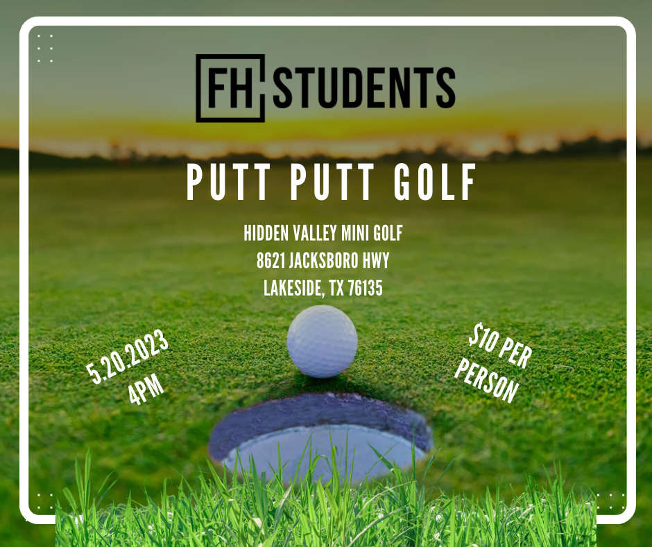 FHC Student to Putt Putt Golf