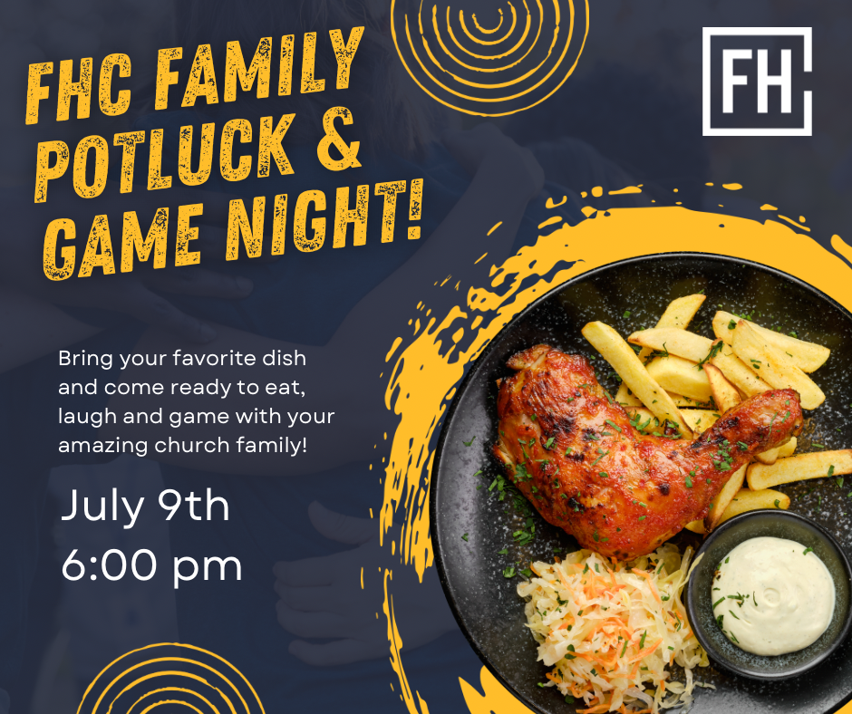 Family Pot Luck and Game NIght